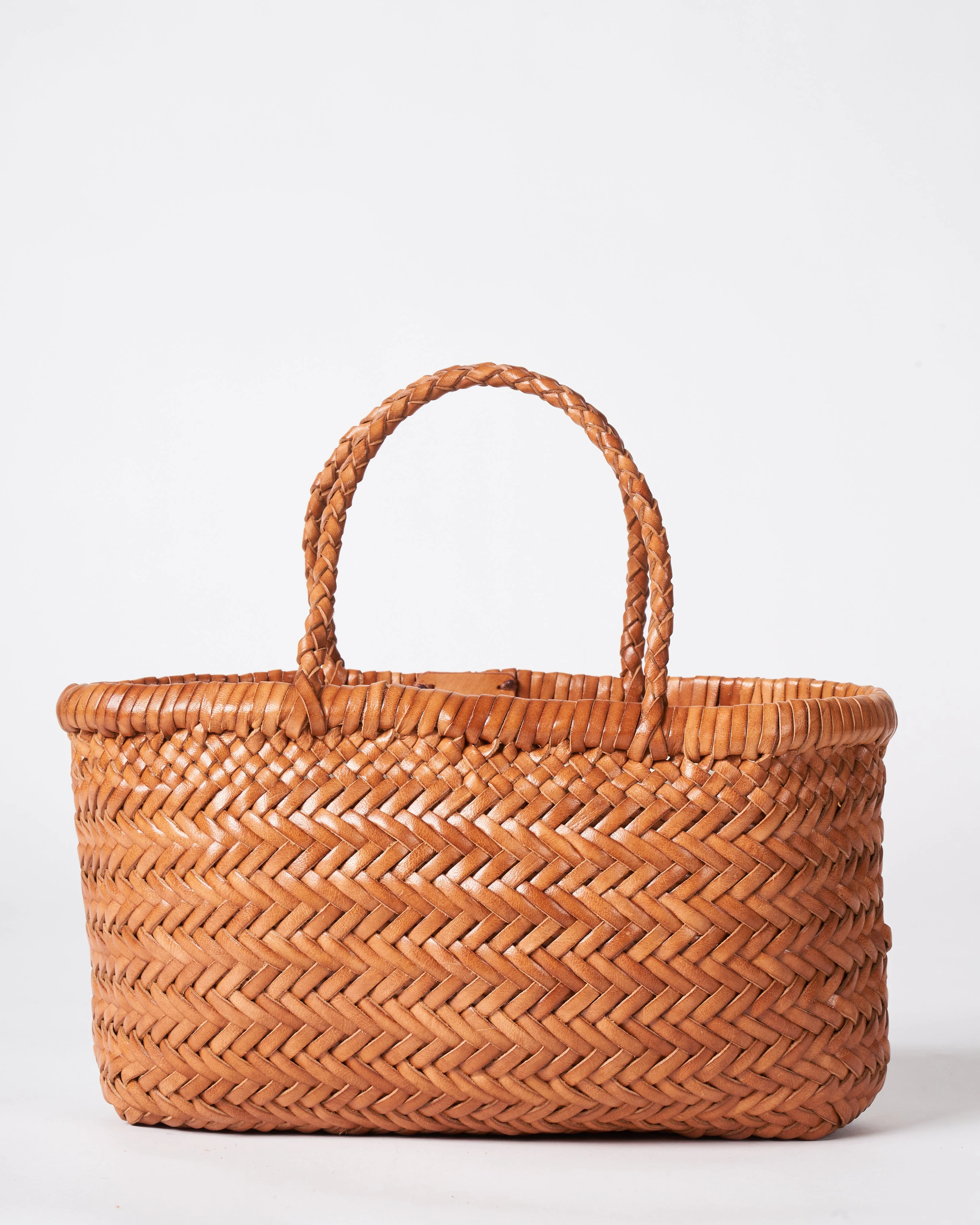 mini flat gora - tan leather - Image 2