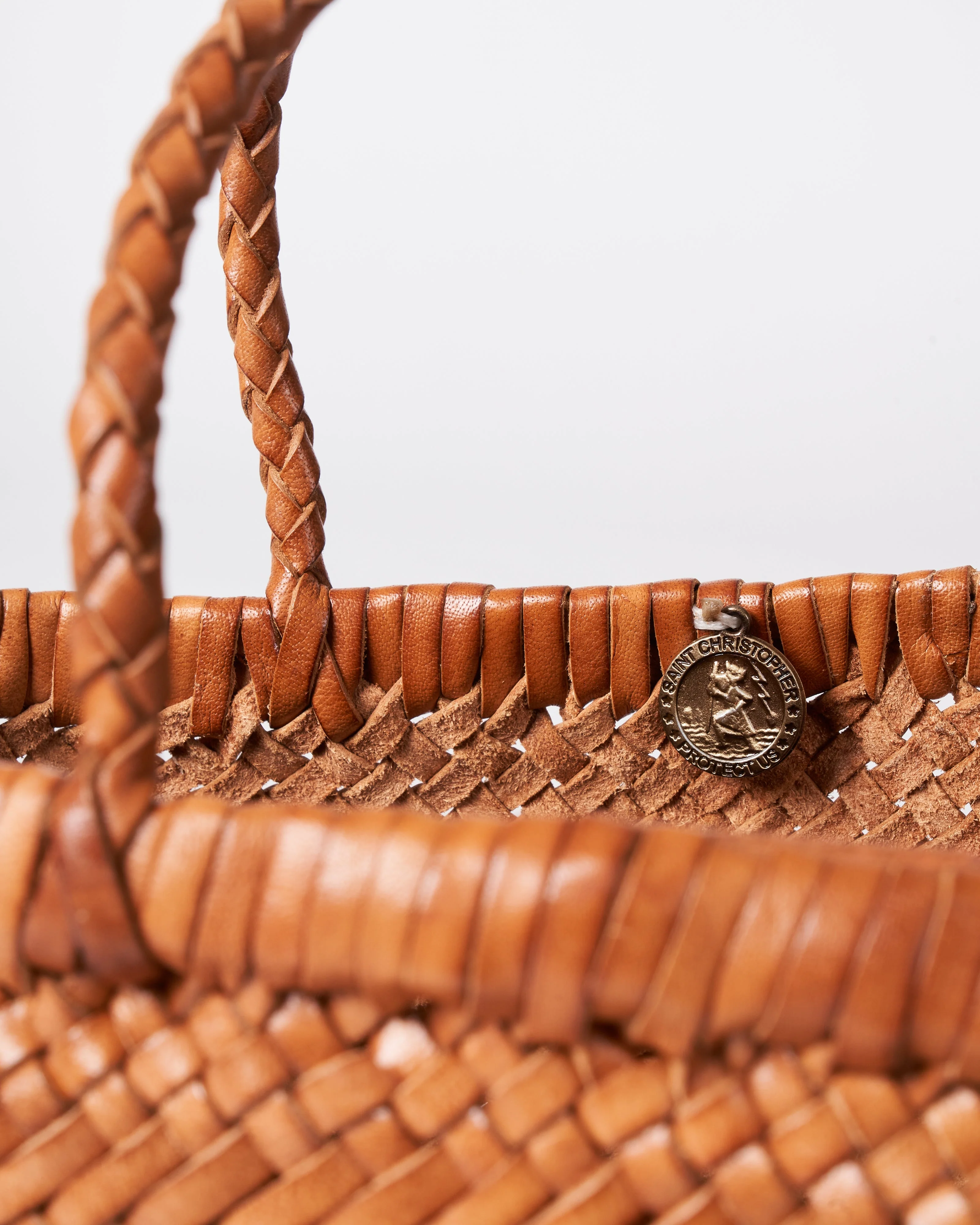 mini flat gora - tan leather - Image 4