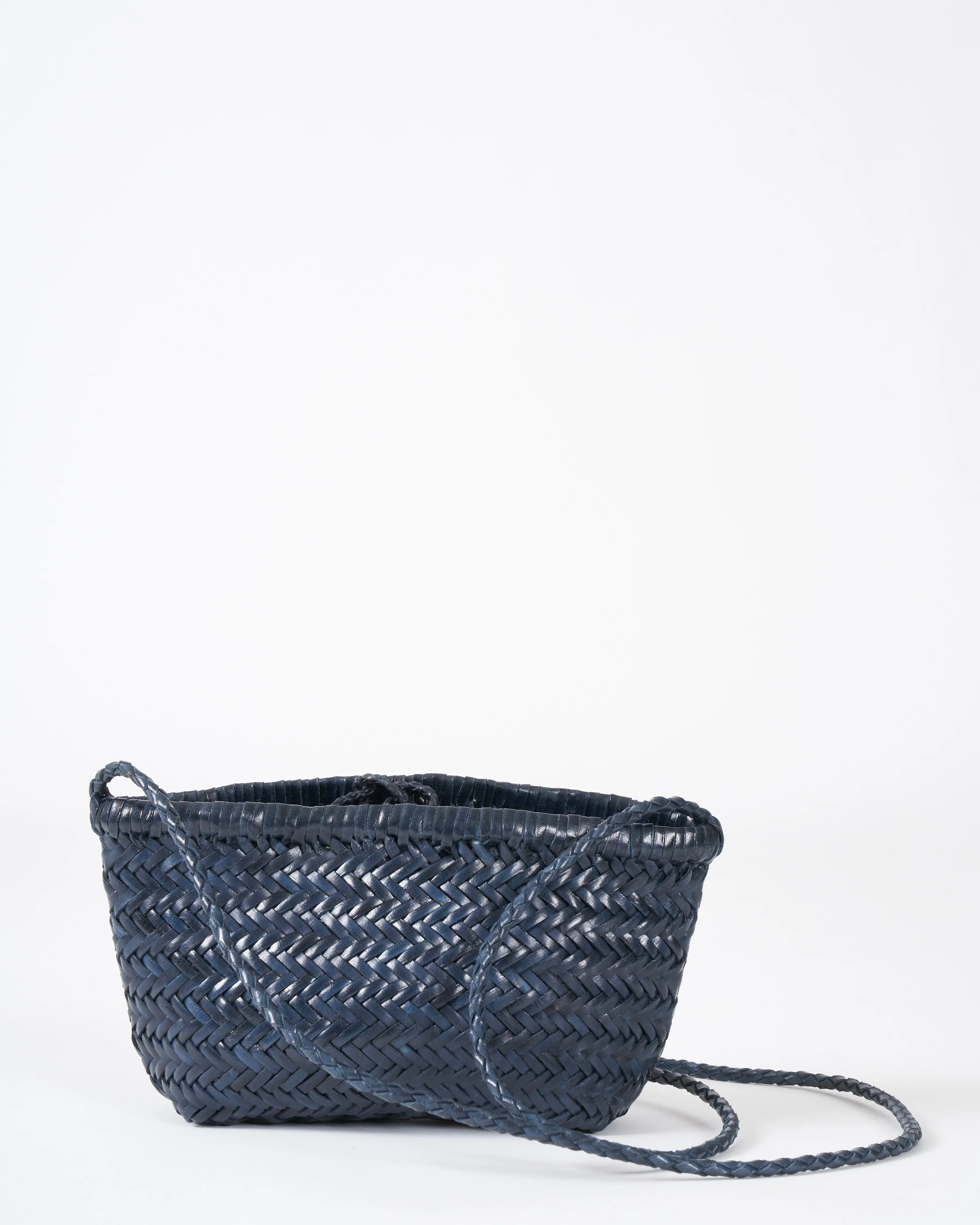 minsu crossbody - marine leather - Image 2