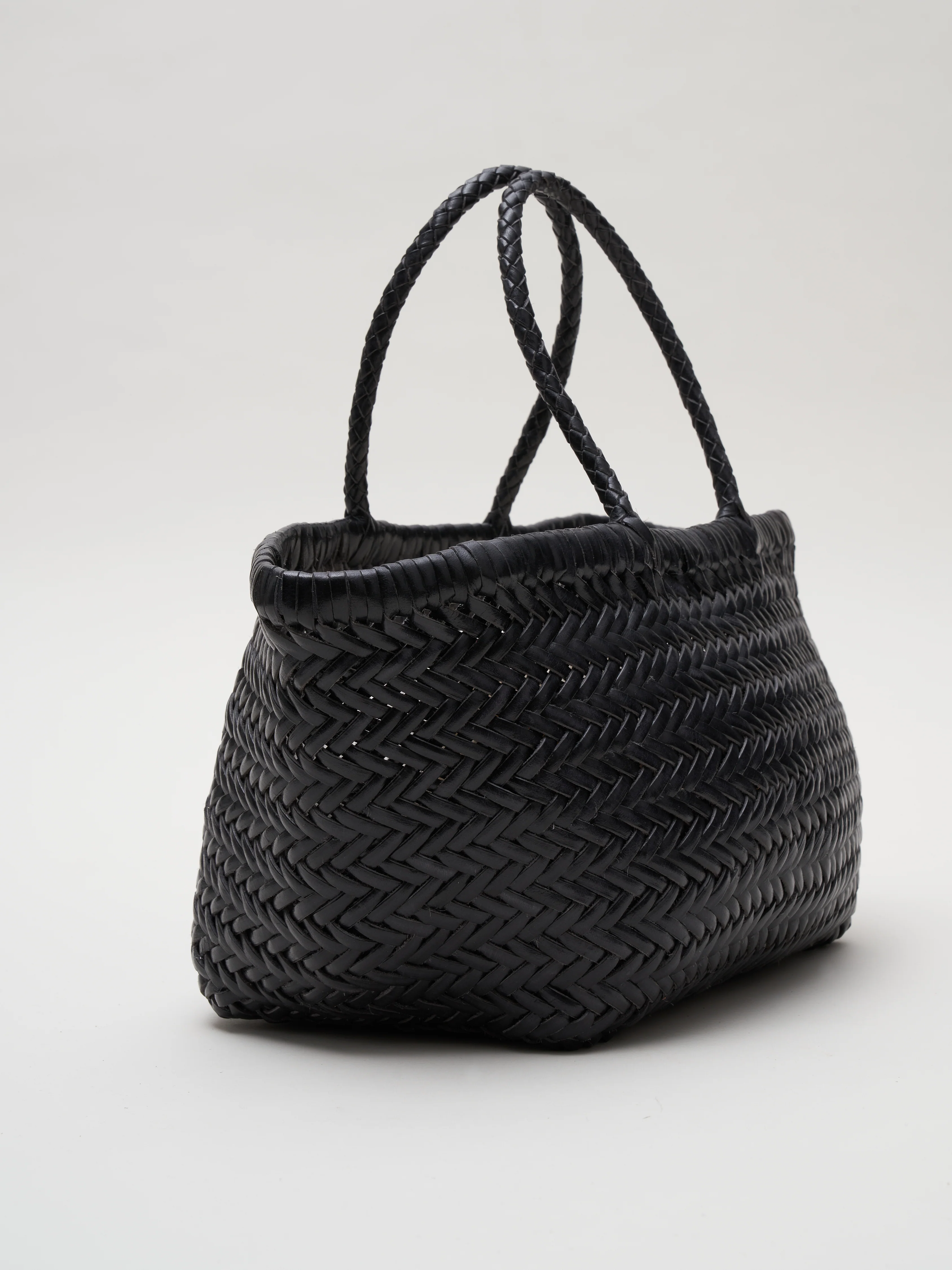 small bamboo triple jump bag - black - Image 2