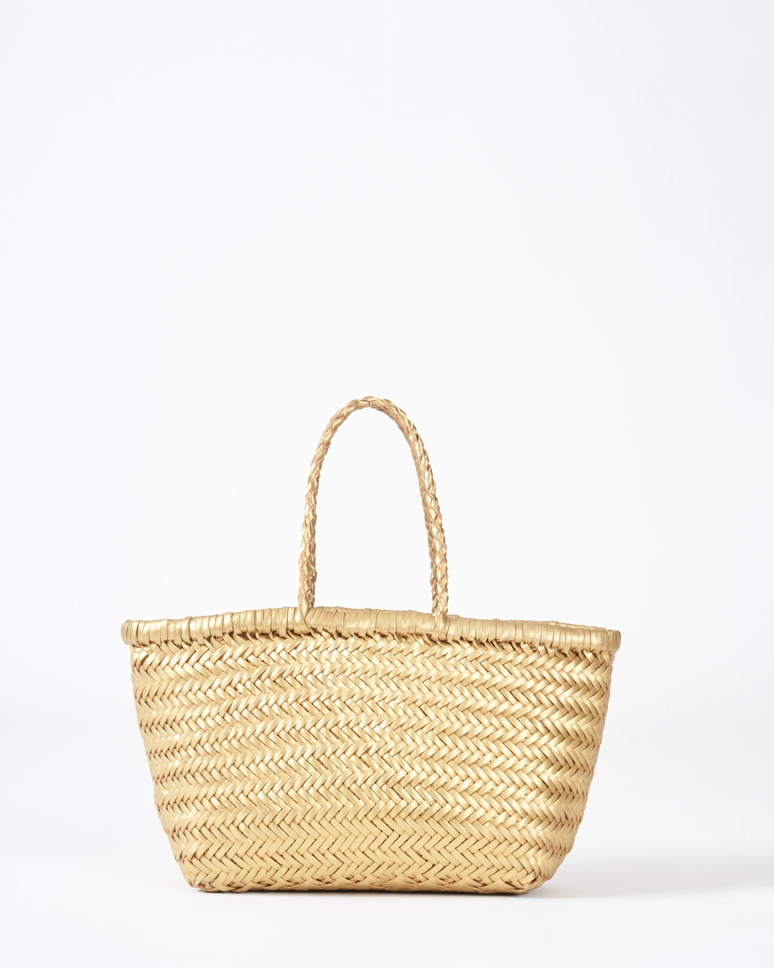 triple jump mini - gold leather