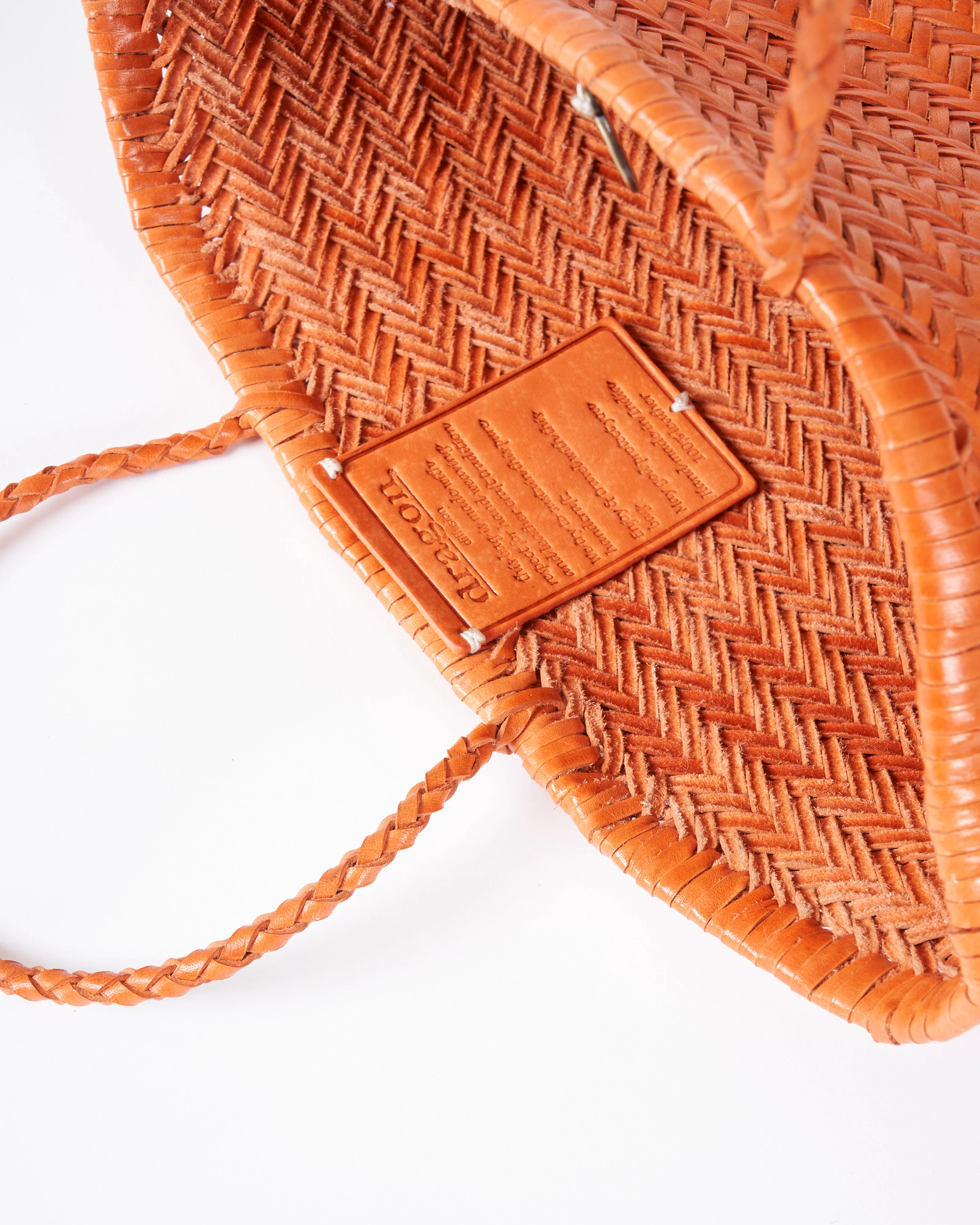 triple jump mini - orange leather - Image 2