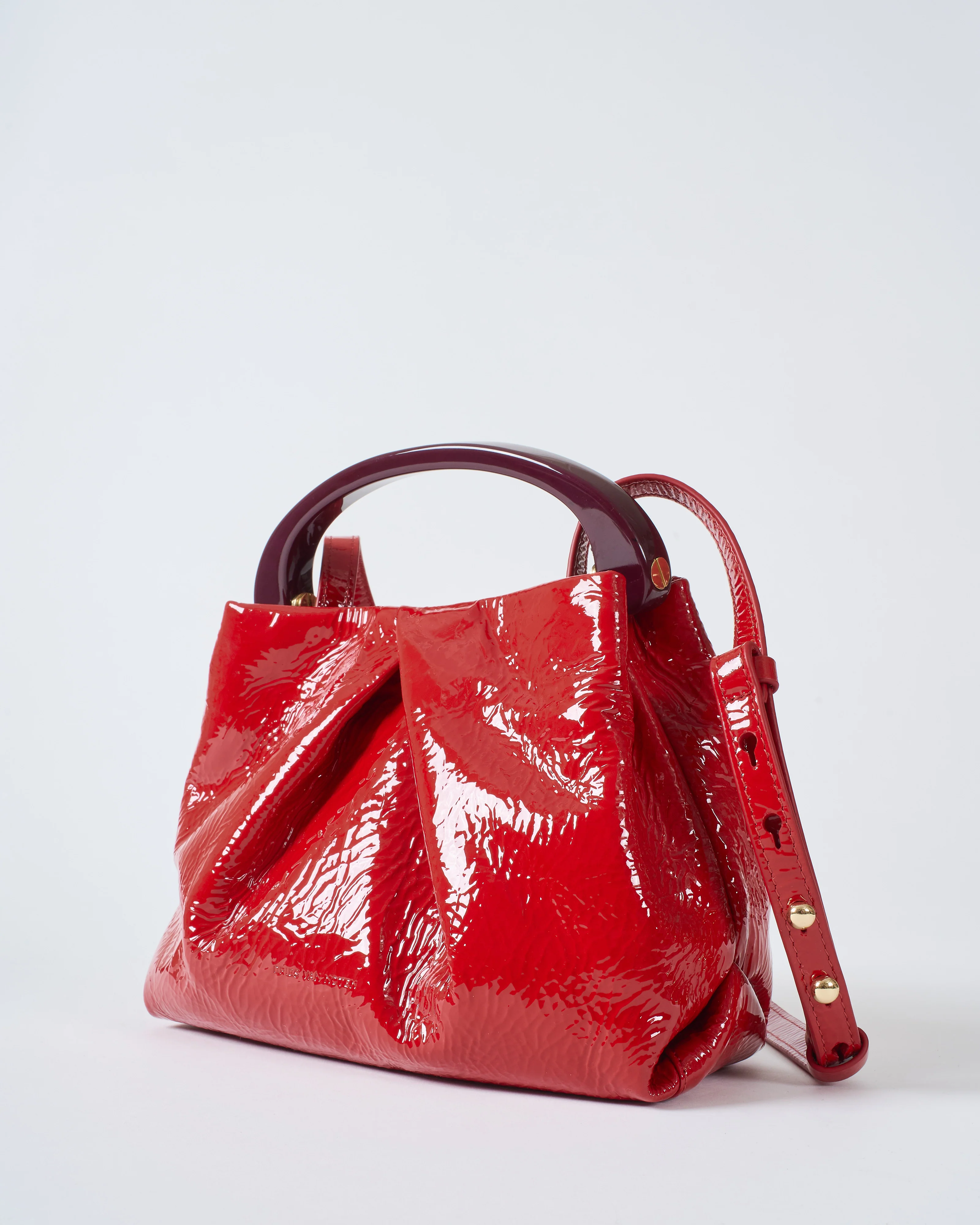 folded leather bag - Image 3