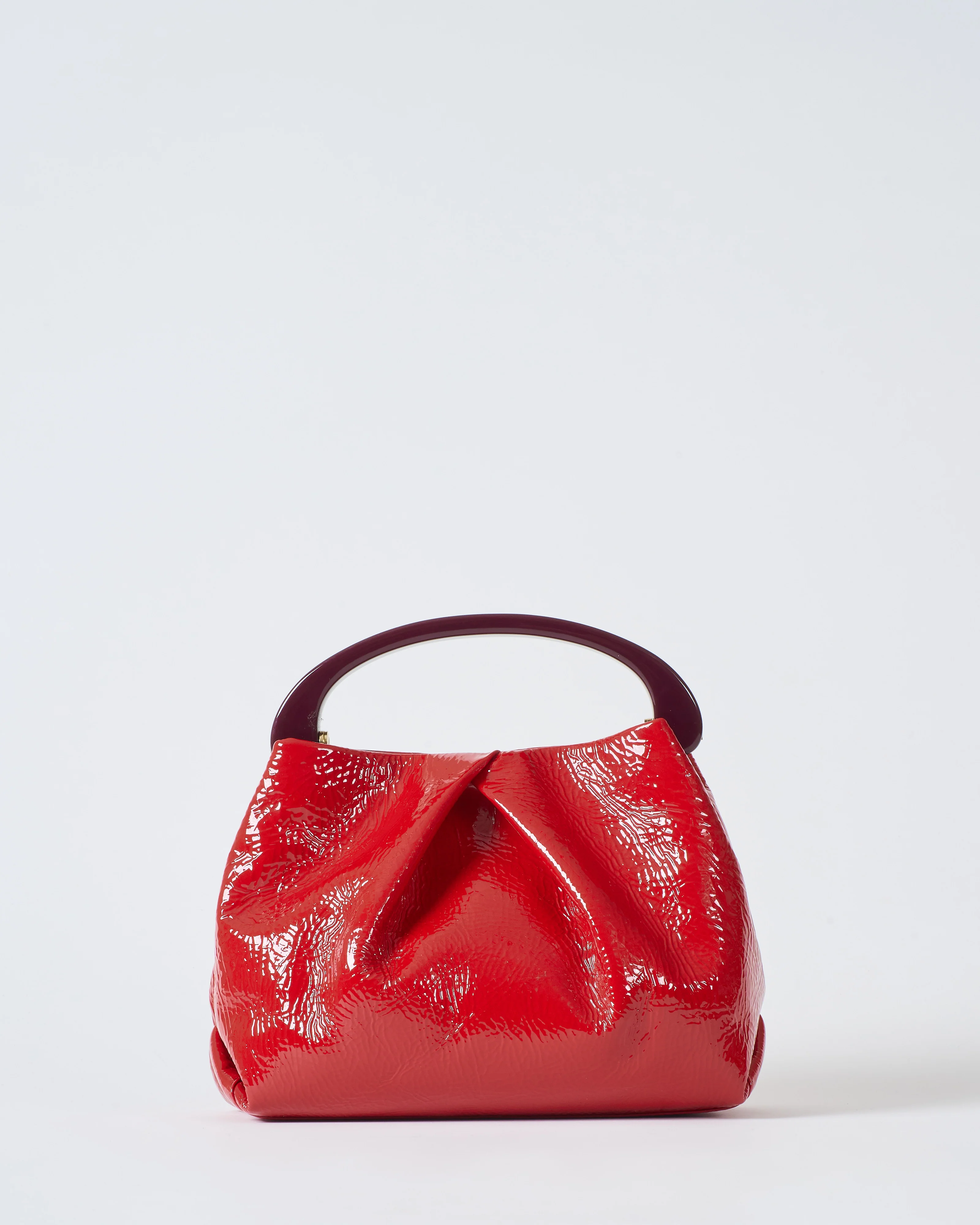 folded leather bag - Image 6