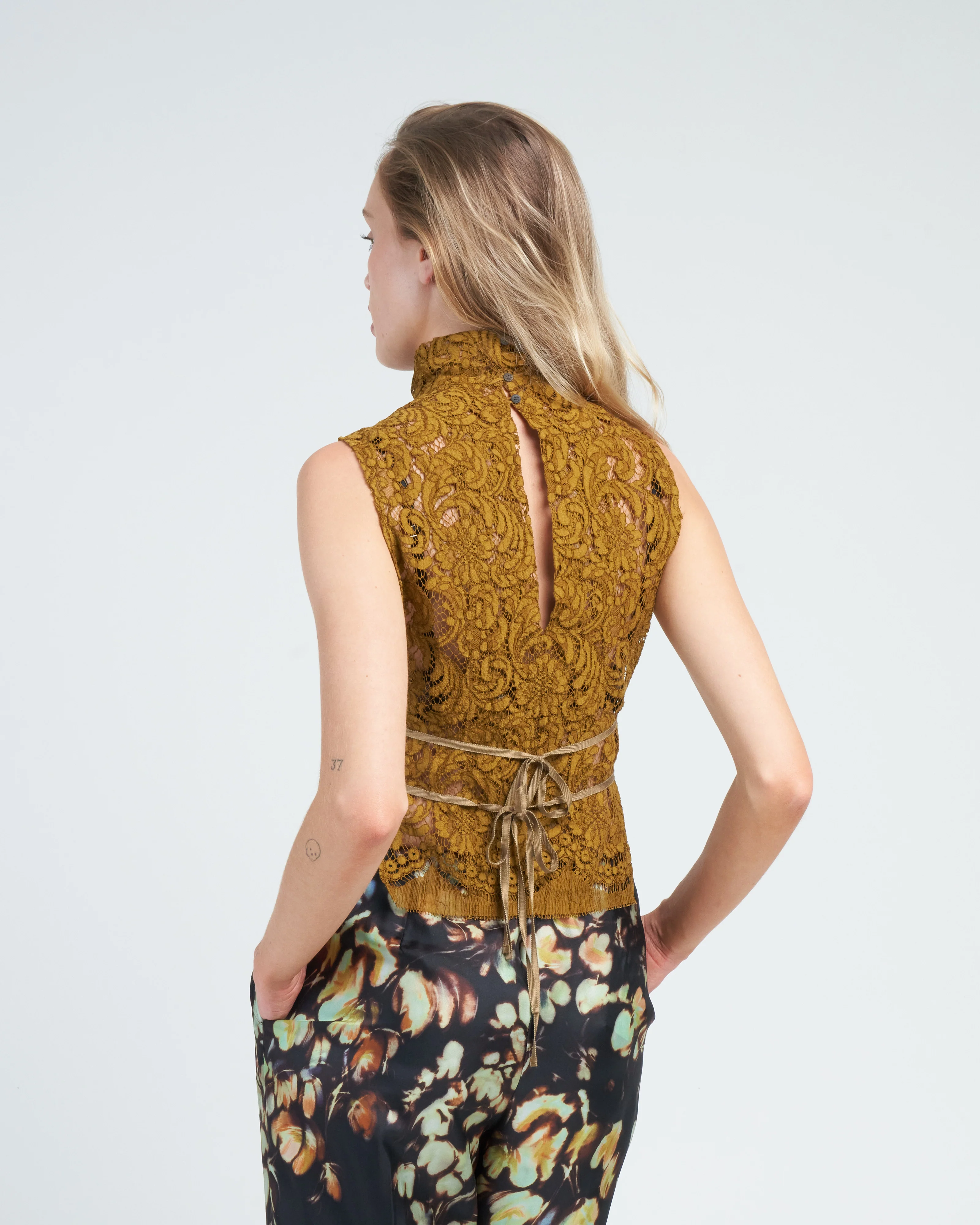 carma top - khaki - Image 2