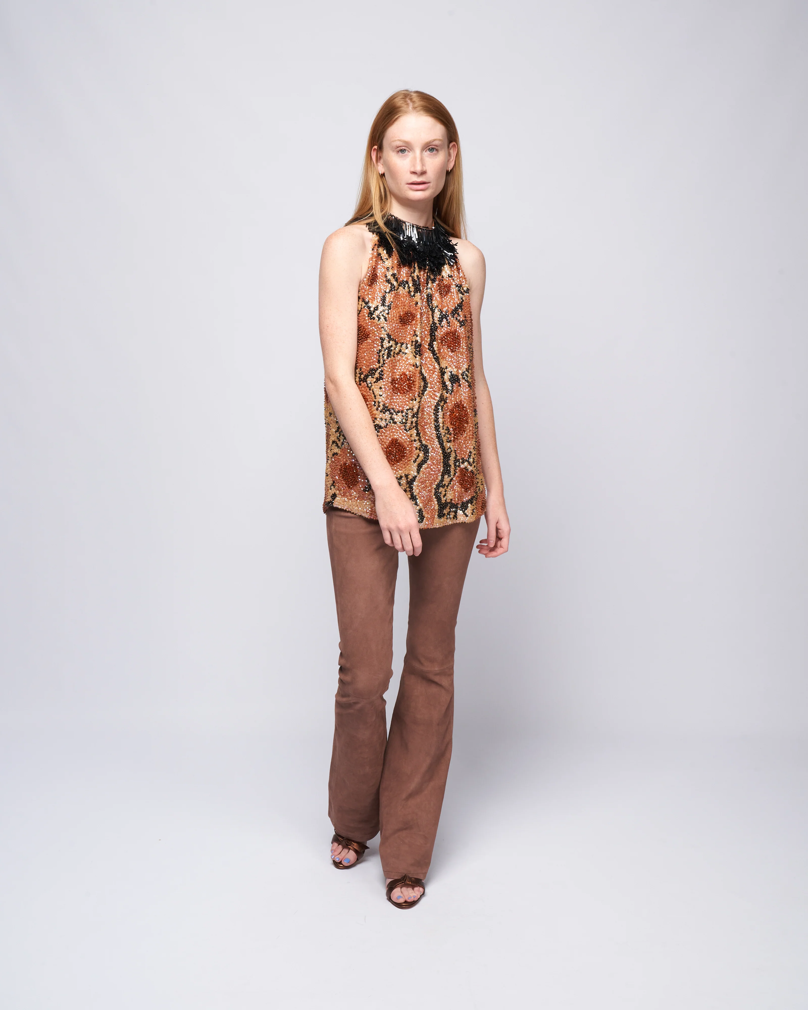cuzo emb shirt - beige - Image 2