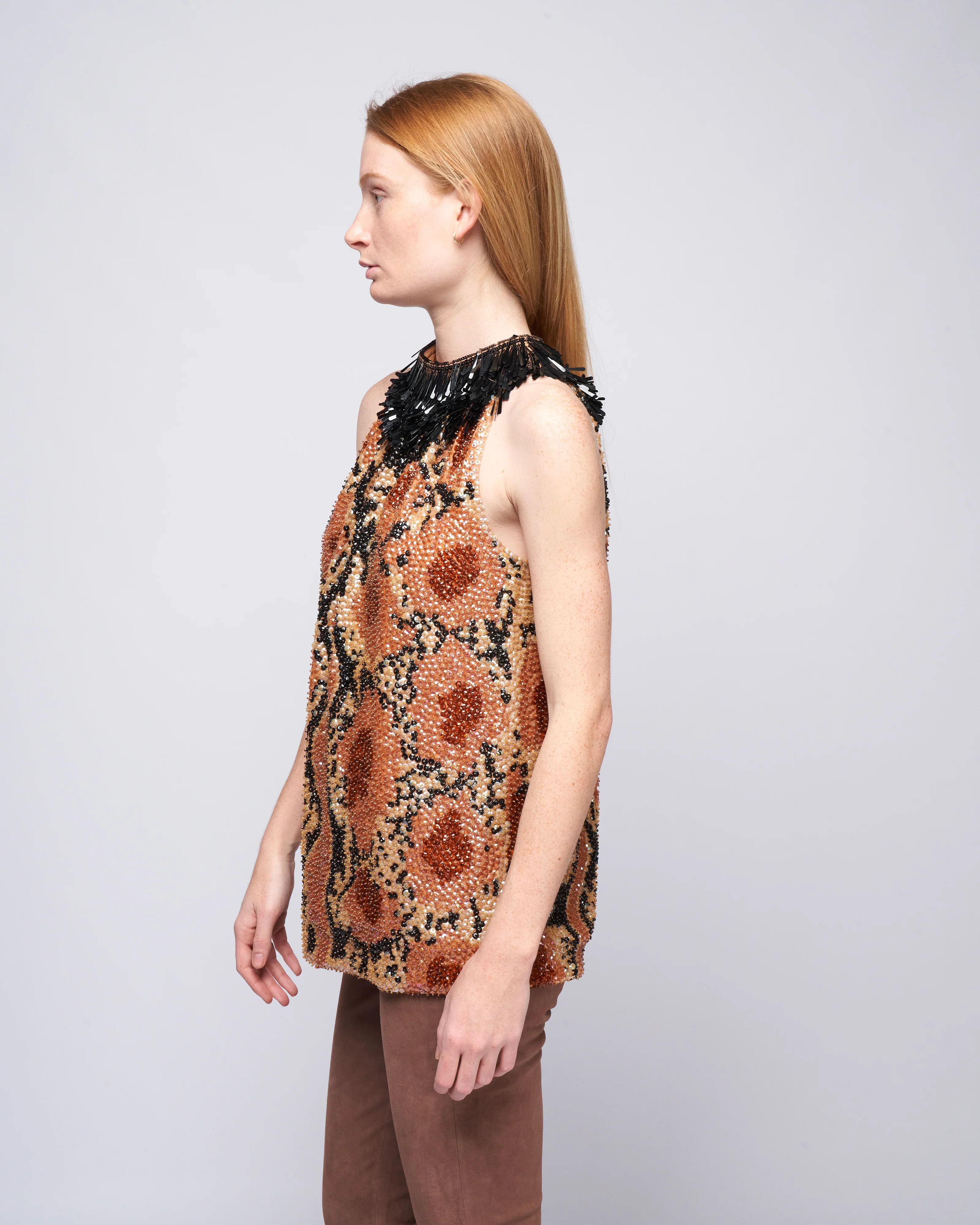 cuzo emb shirt - beige - Image 3