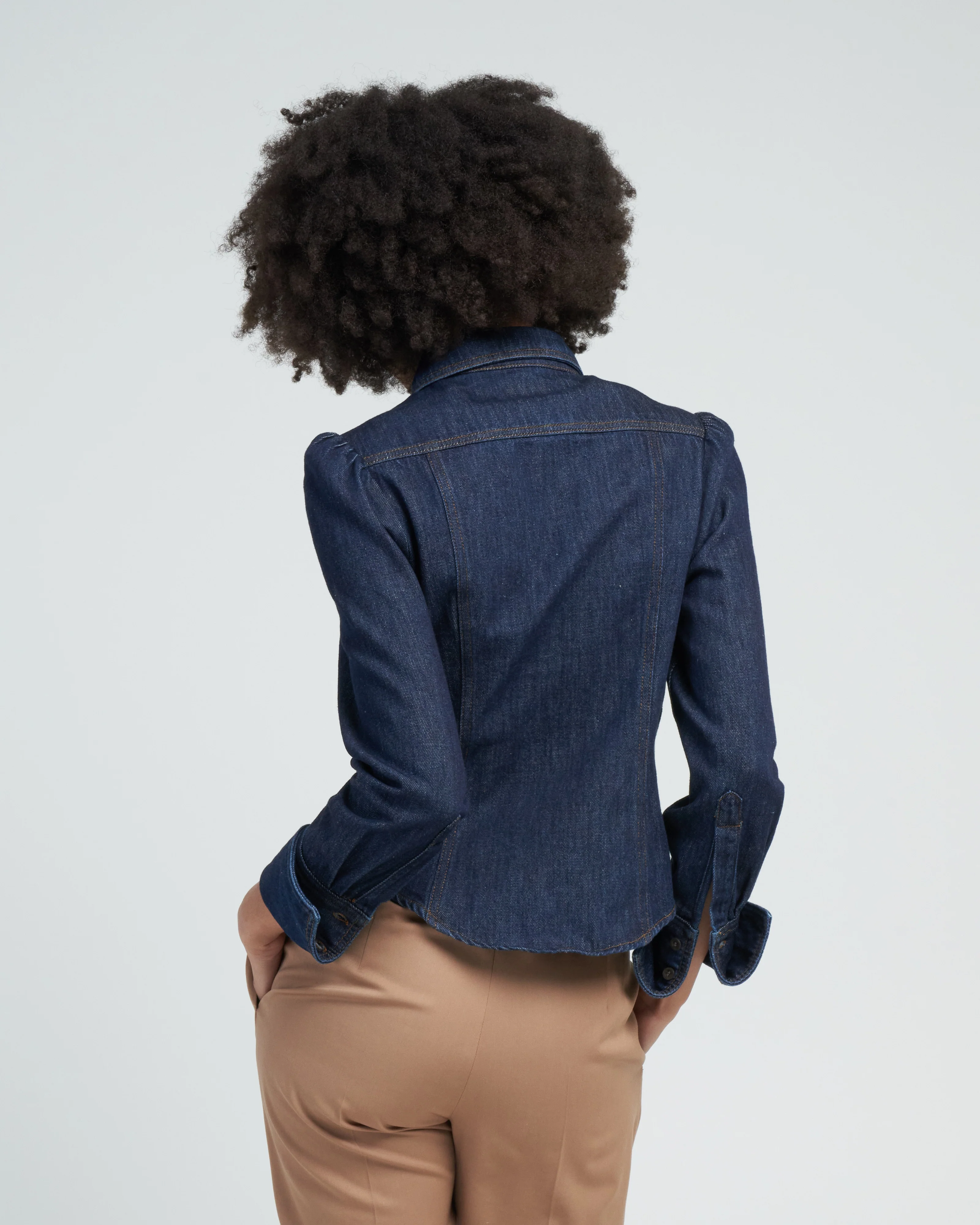 cymbal shirt - indigo - Image 5