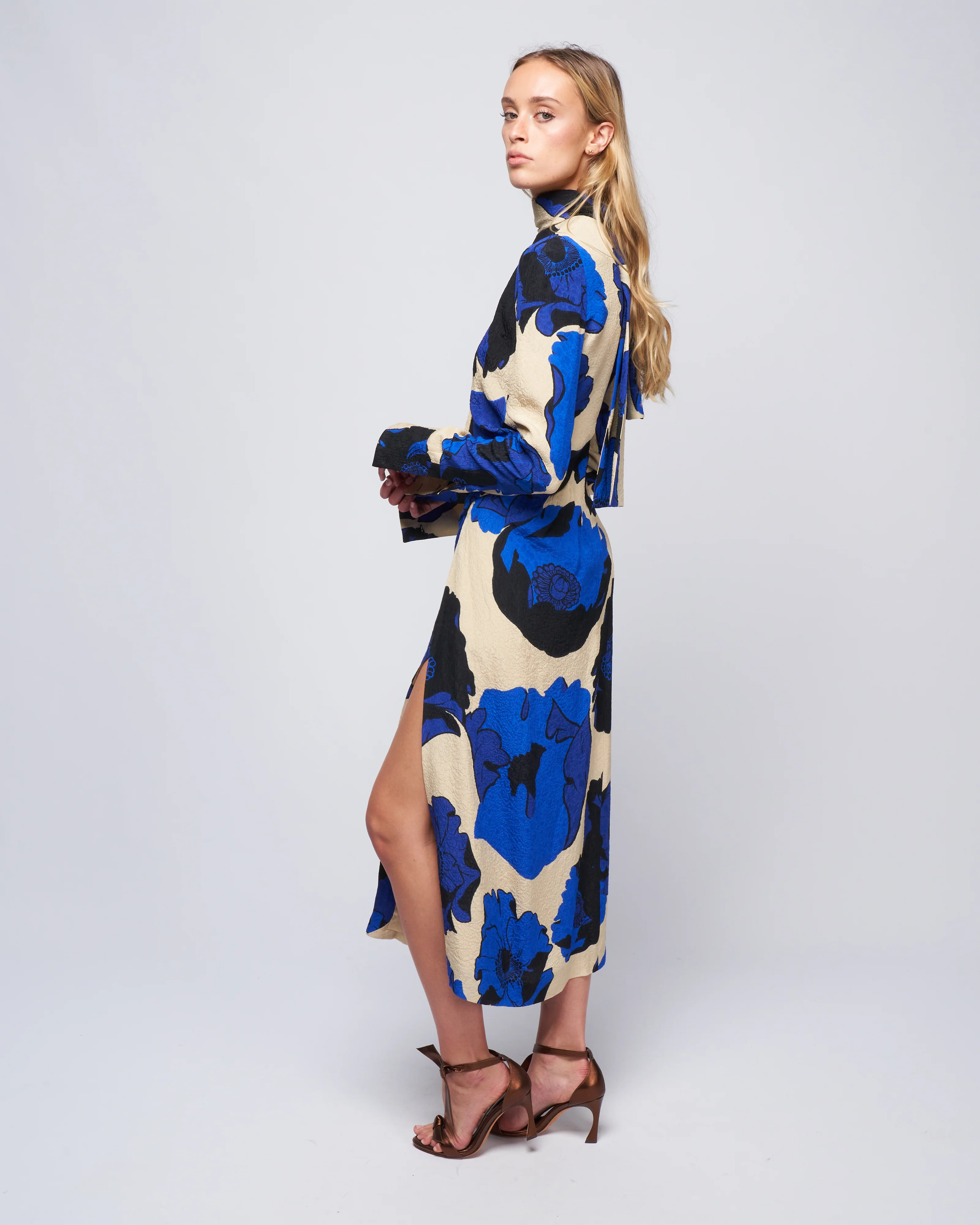 dalba dress - blue - Image 3