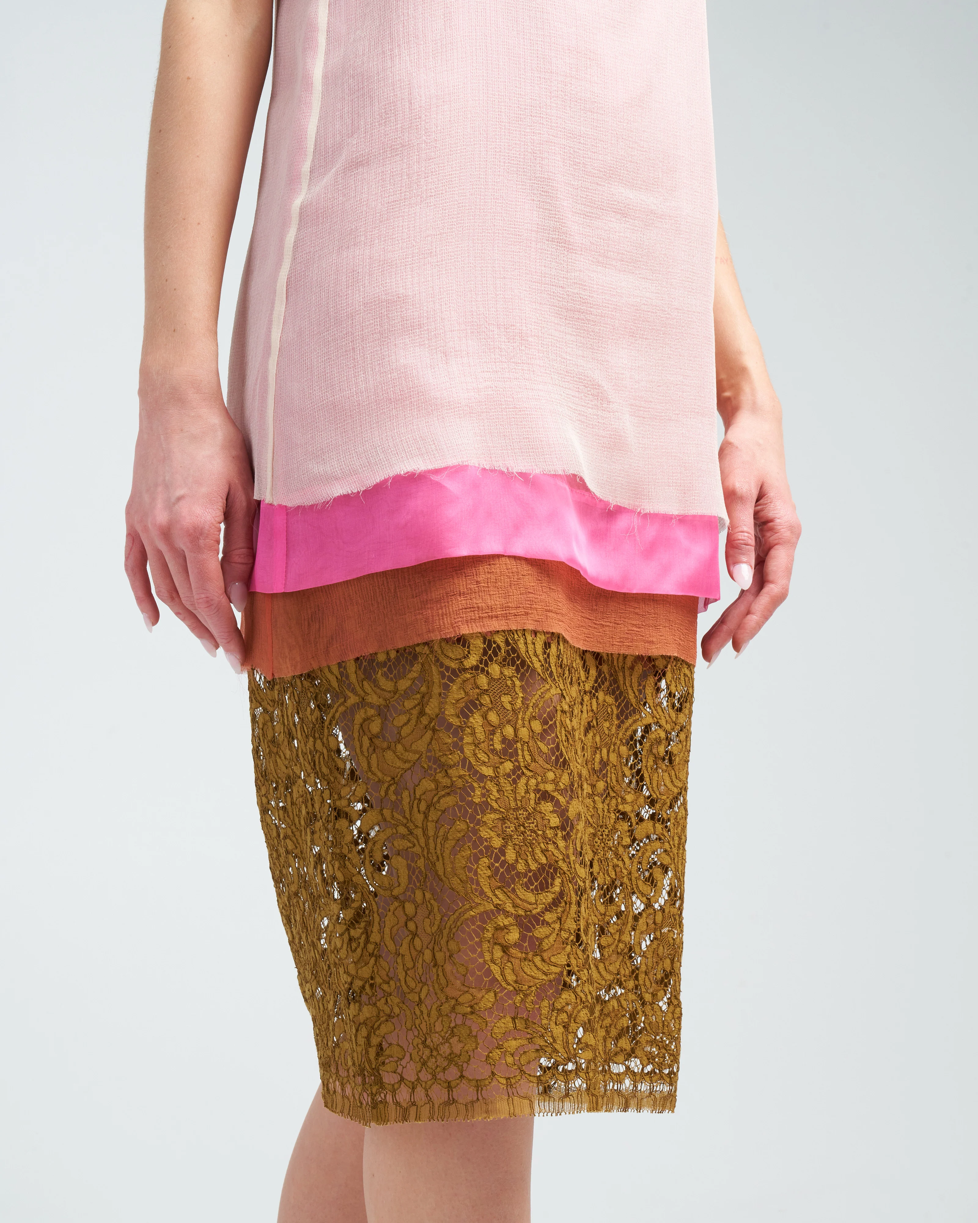 dariel dress - khaki - Image 5