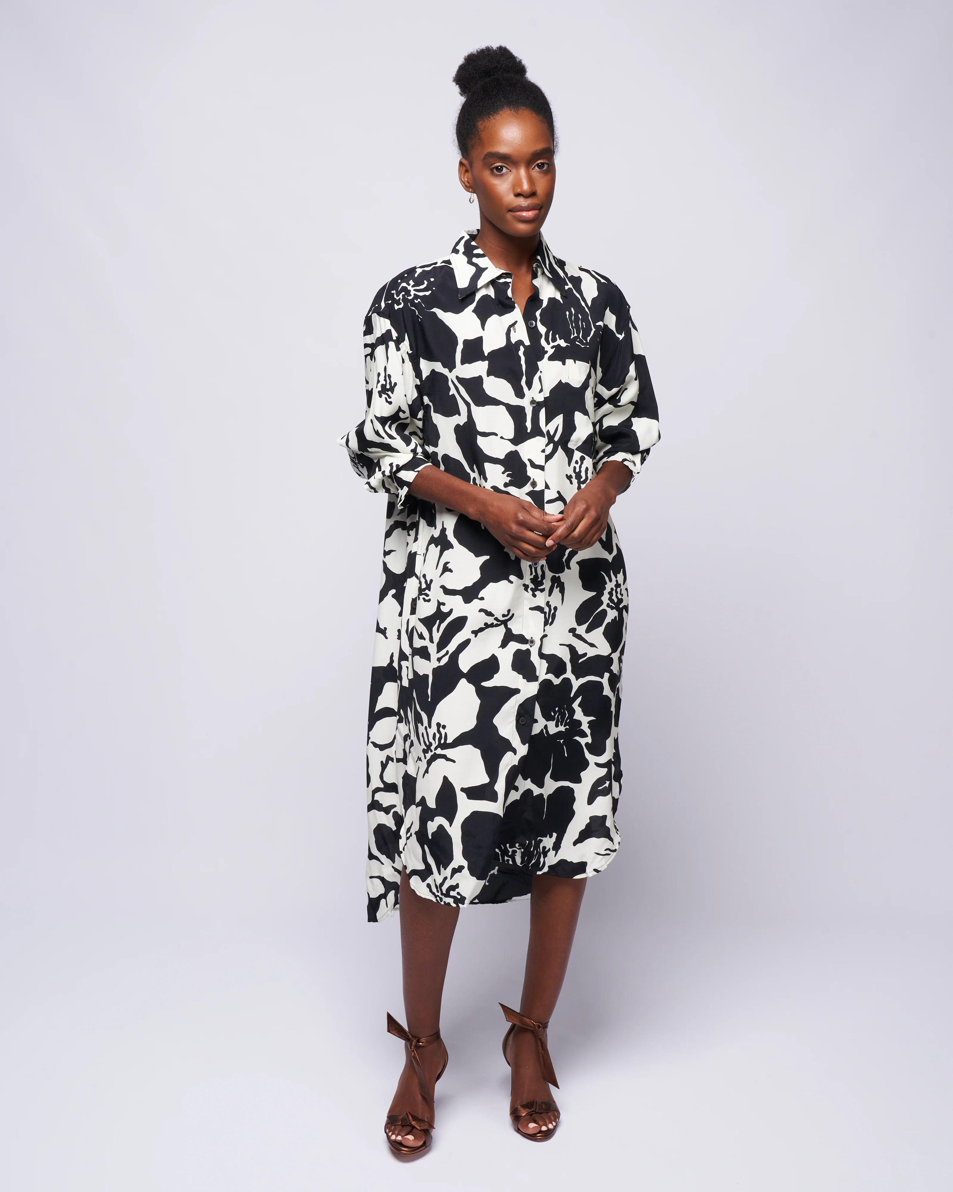 dayley short dress - black - Image 2