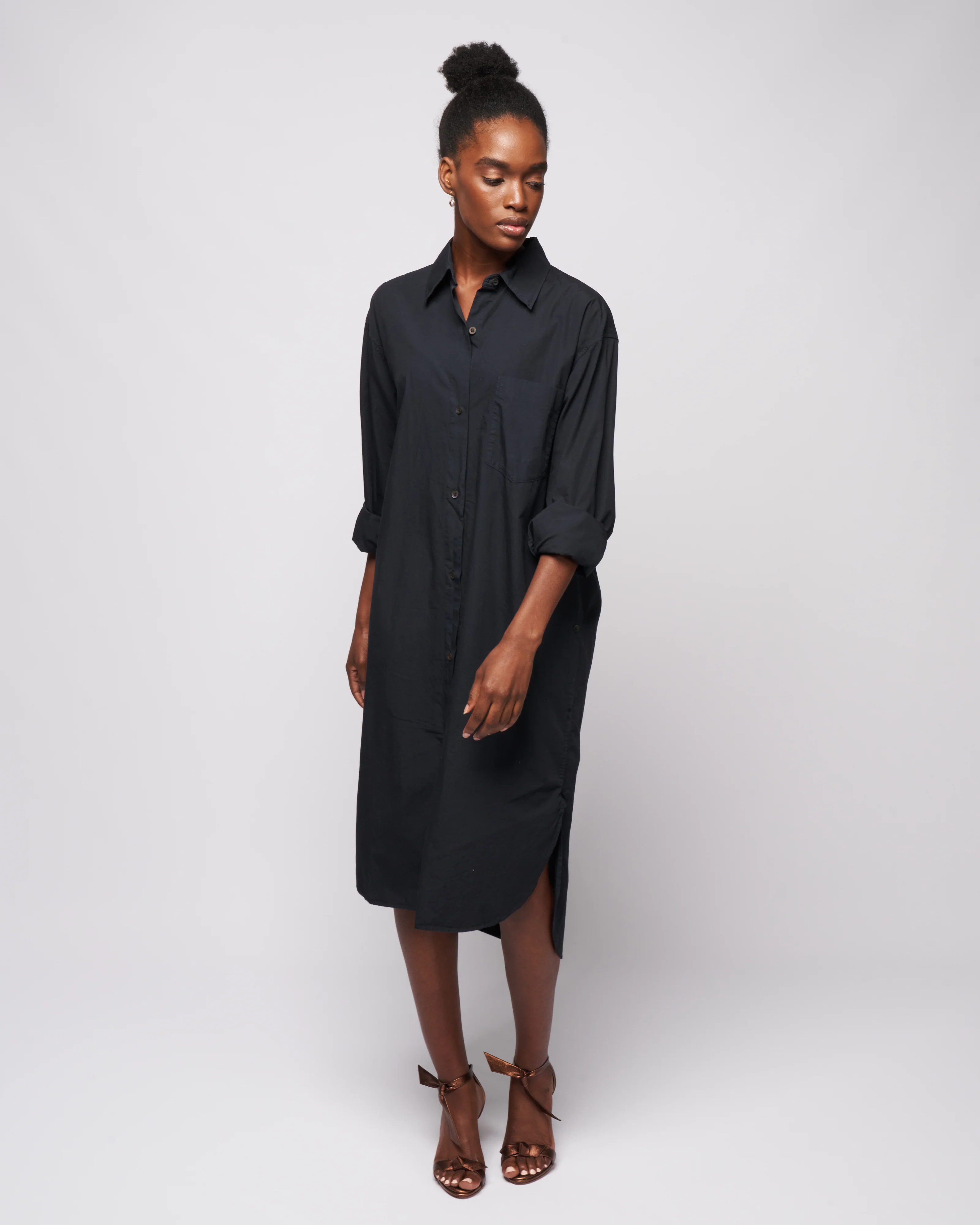 dayley short dress - navy - Image 2