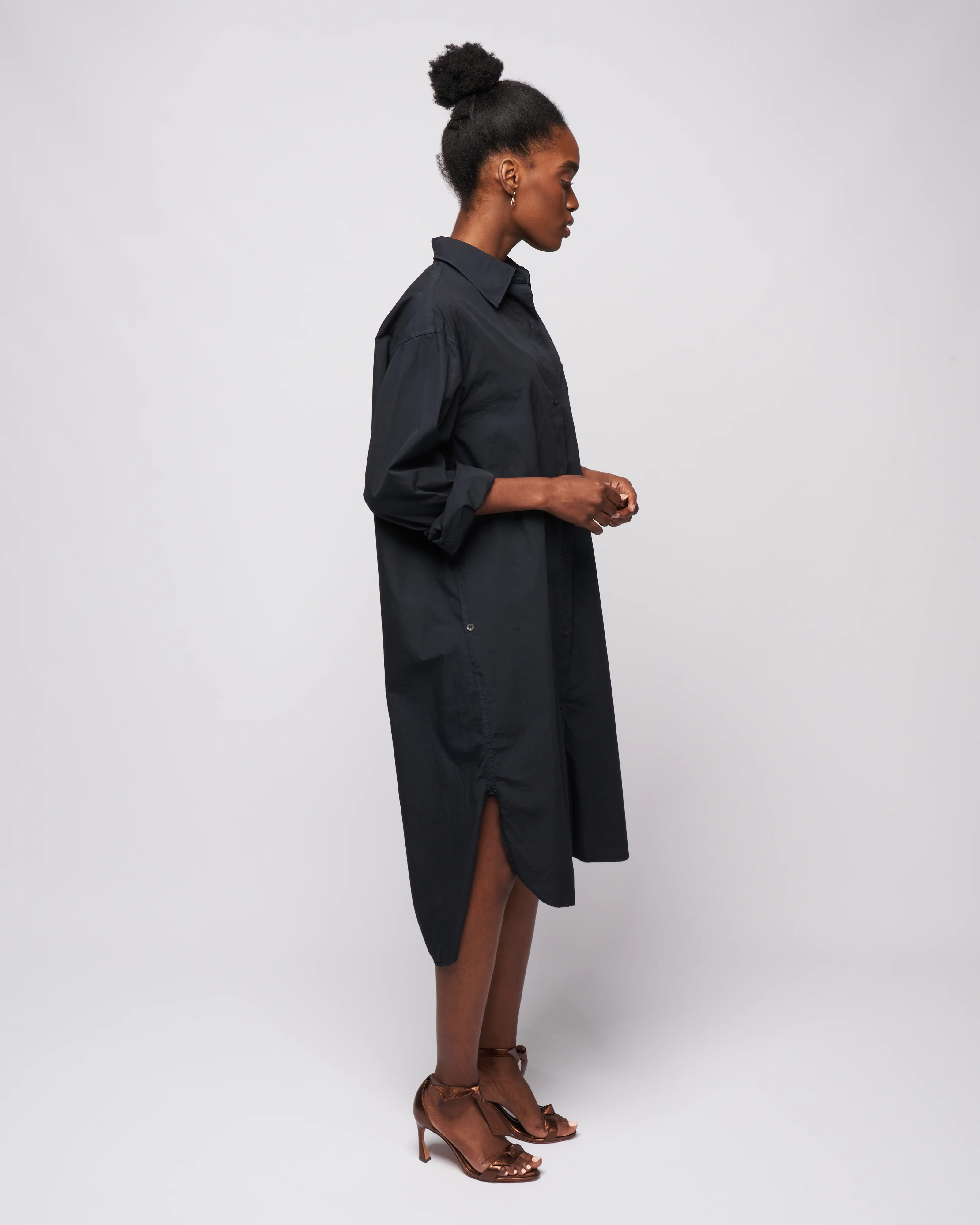 dayley short dress - navy - Image 3