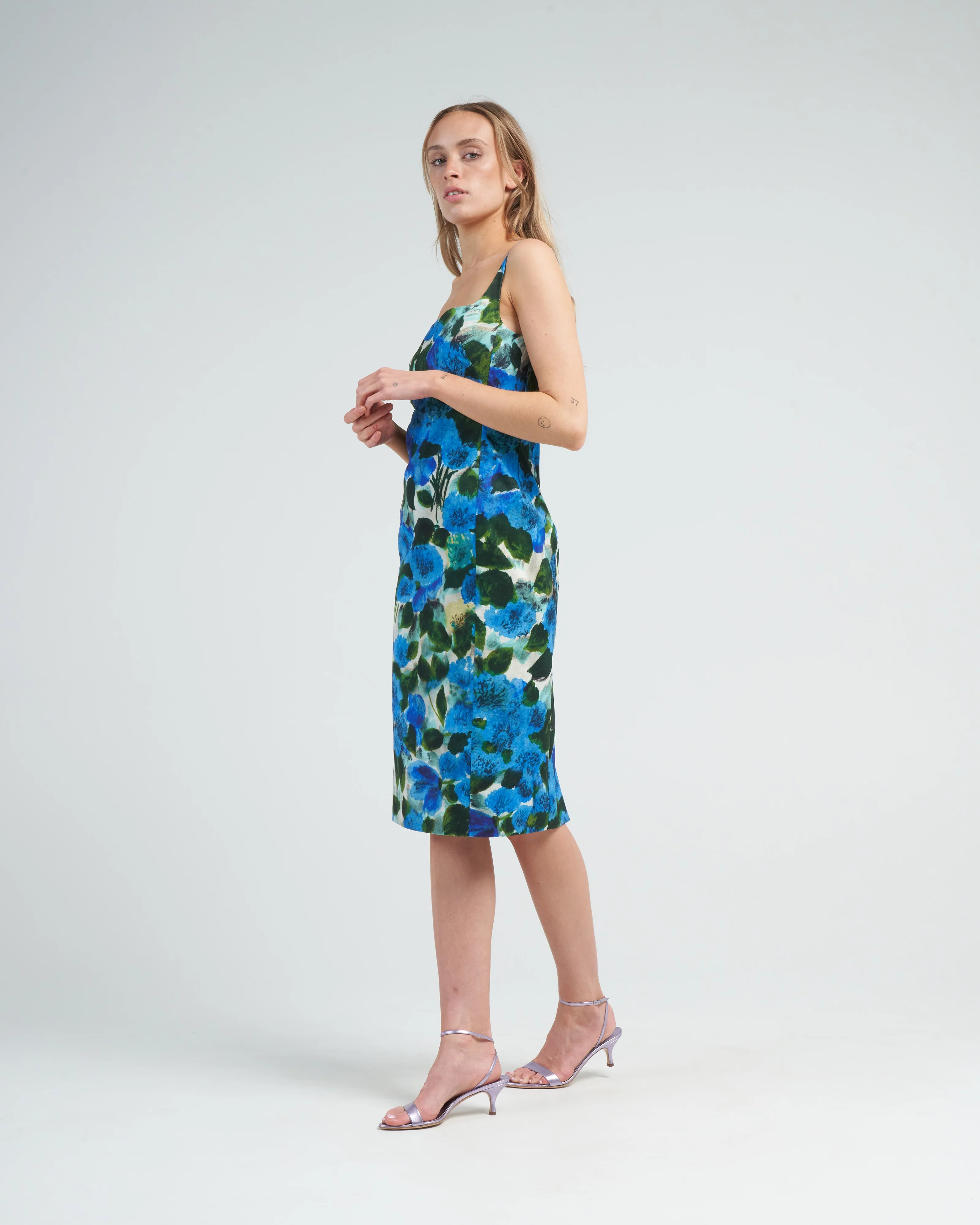 deban dress - blue - Image 2