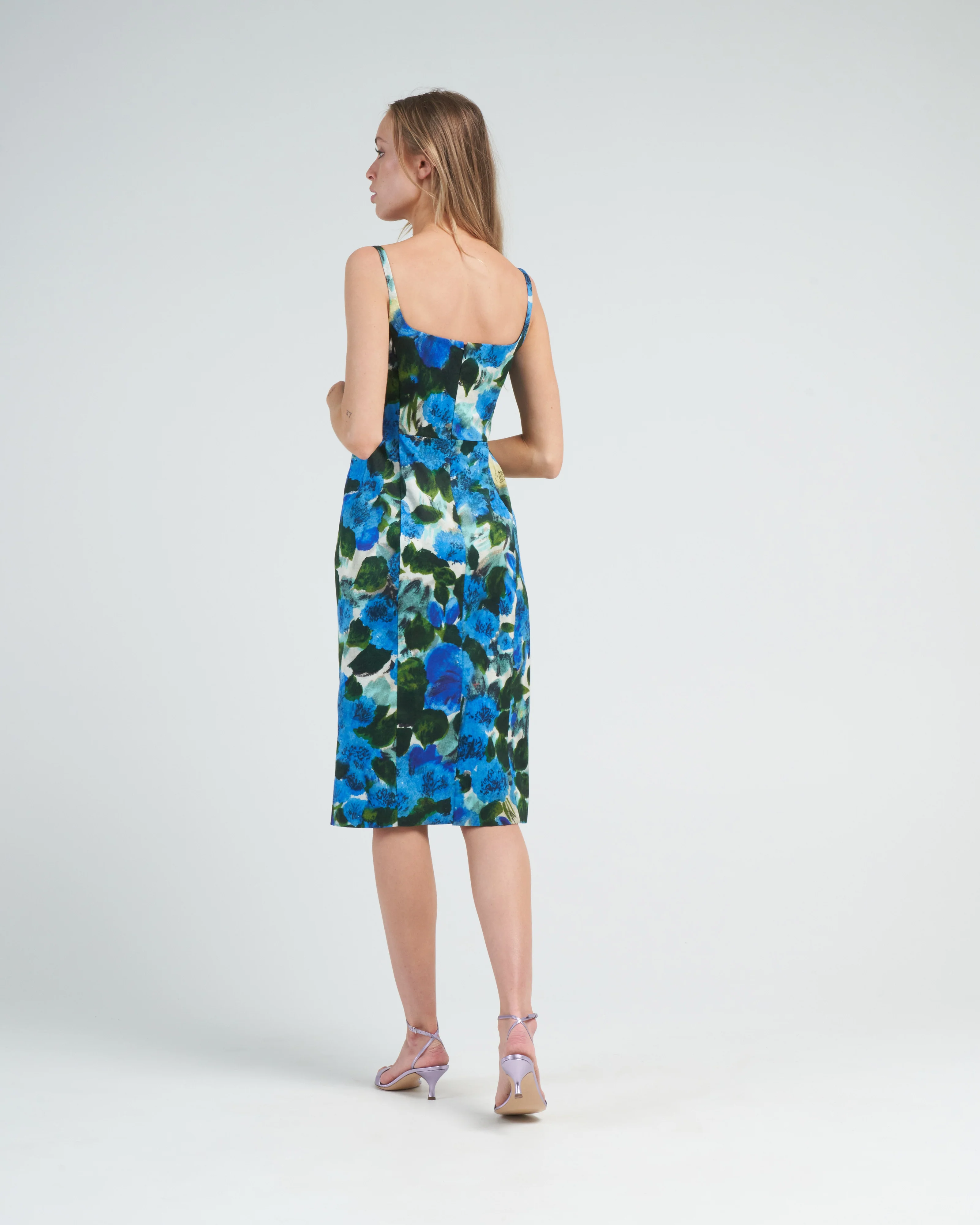 deban dress - blue - Image 4