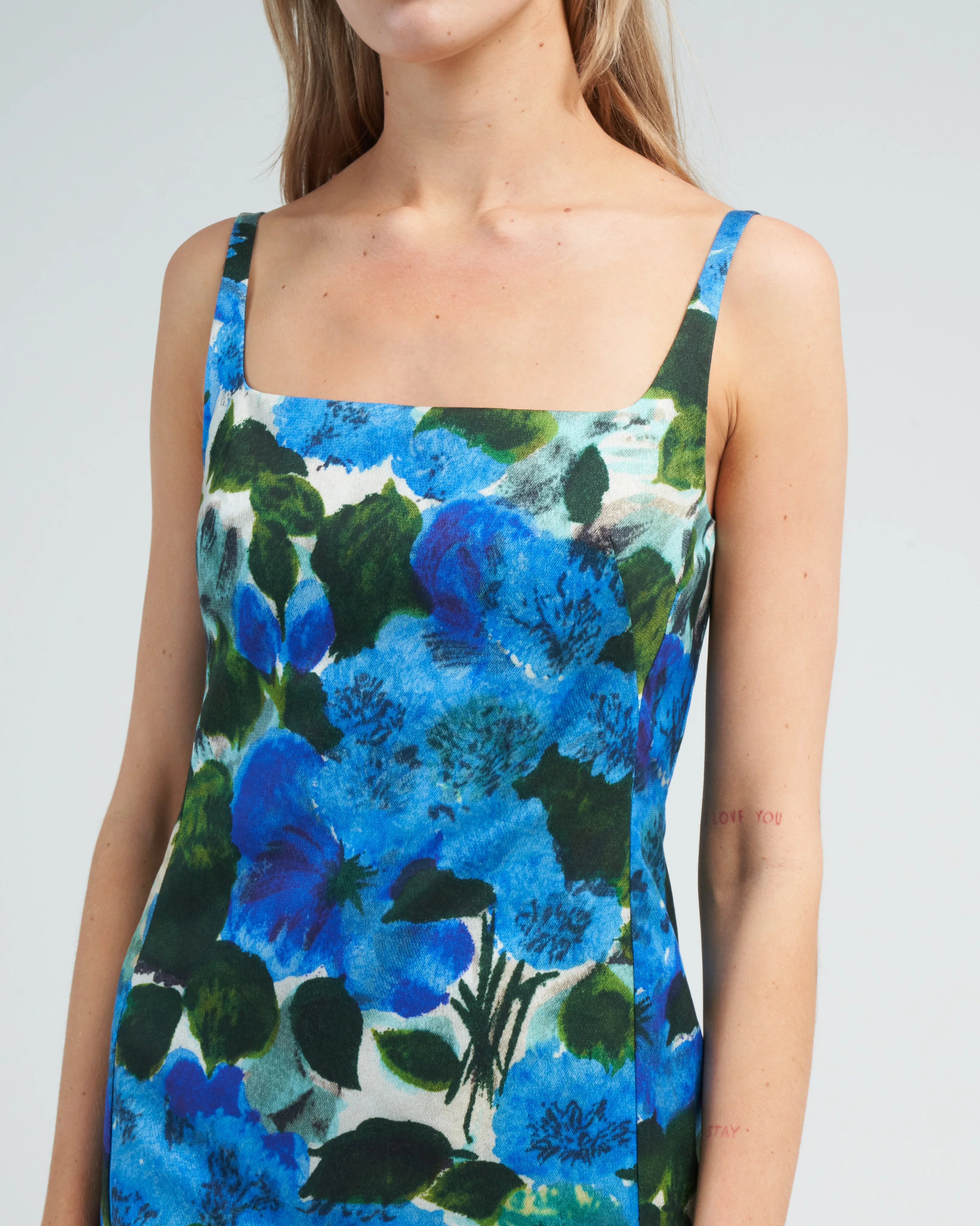 deban dress - blue - Image 5