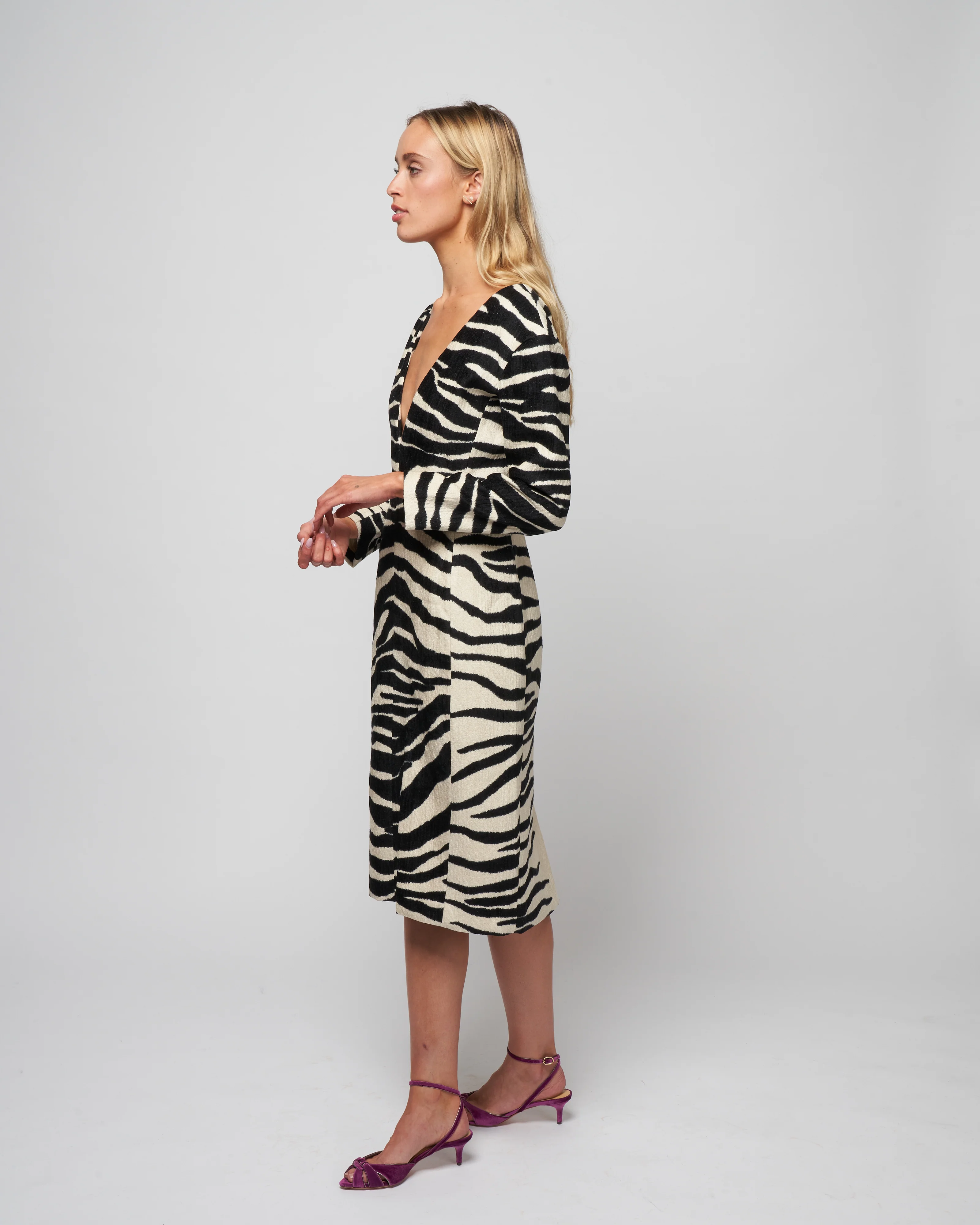 debra dress - ecru - Image 2