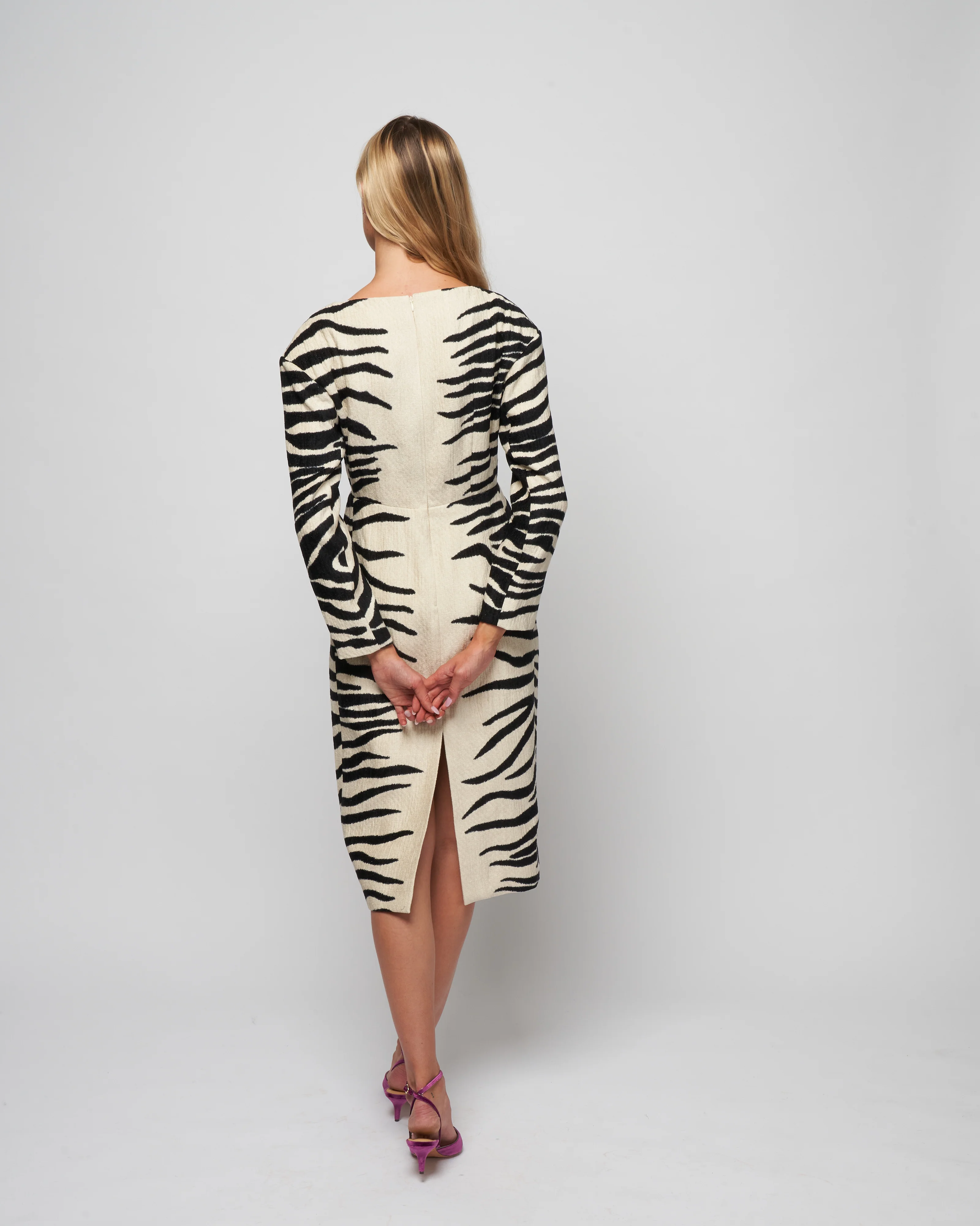debra dress - ecru - Image 4