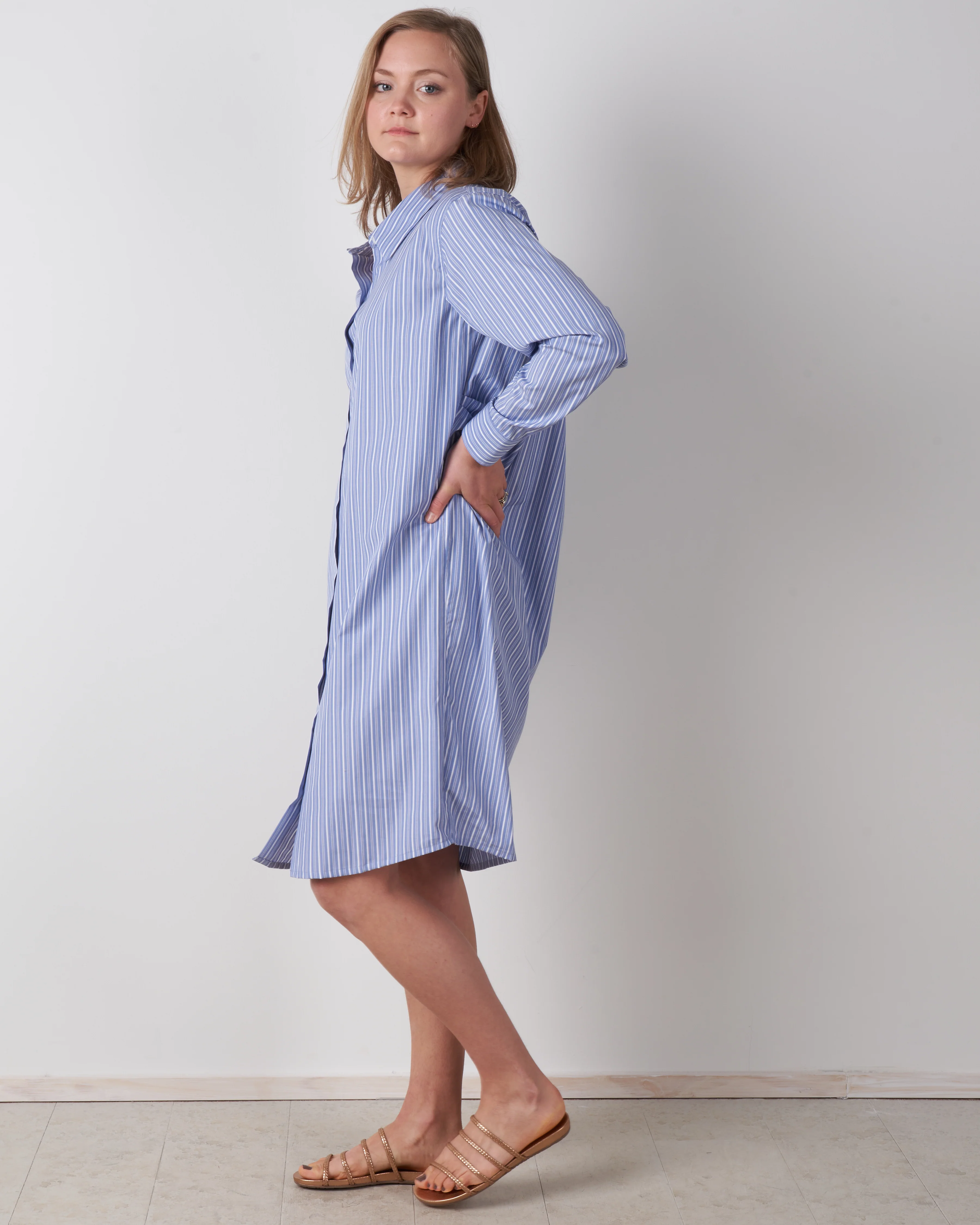 dilan dress - light blue - Image 3