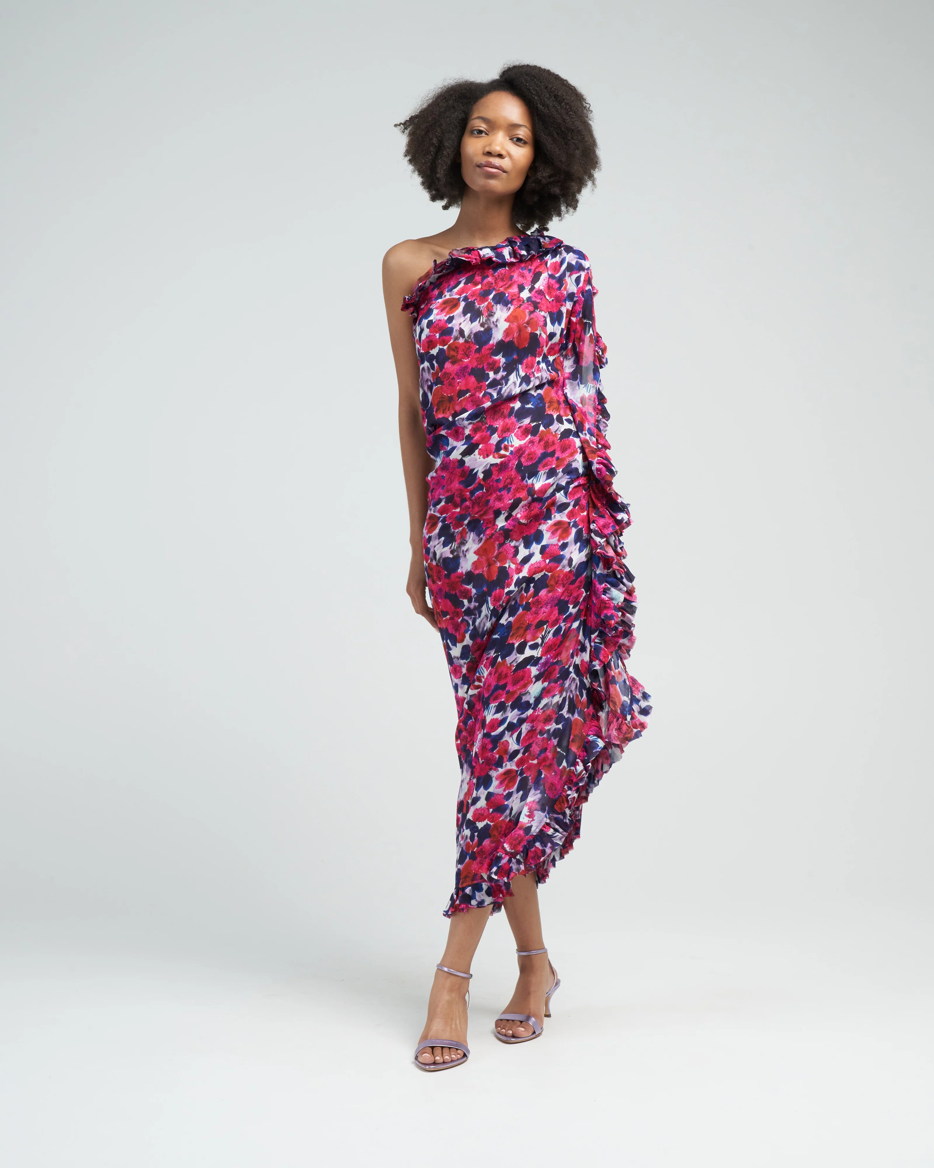 dinas dress - fuchsia - Image 2