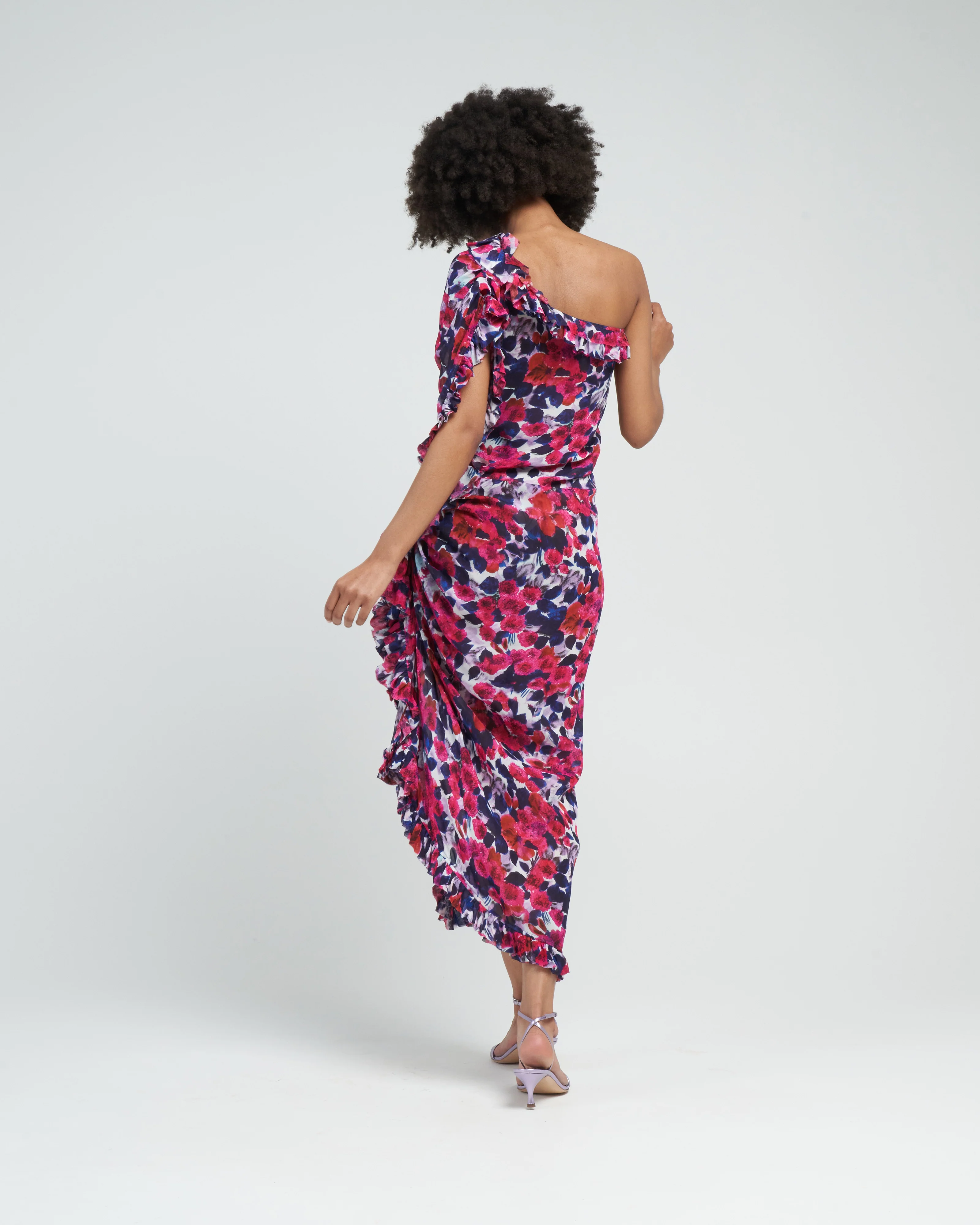 dinas dress - fuchsia - Image 4