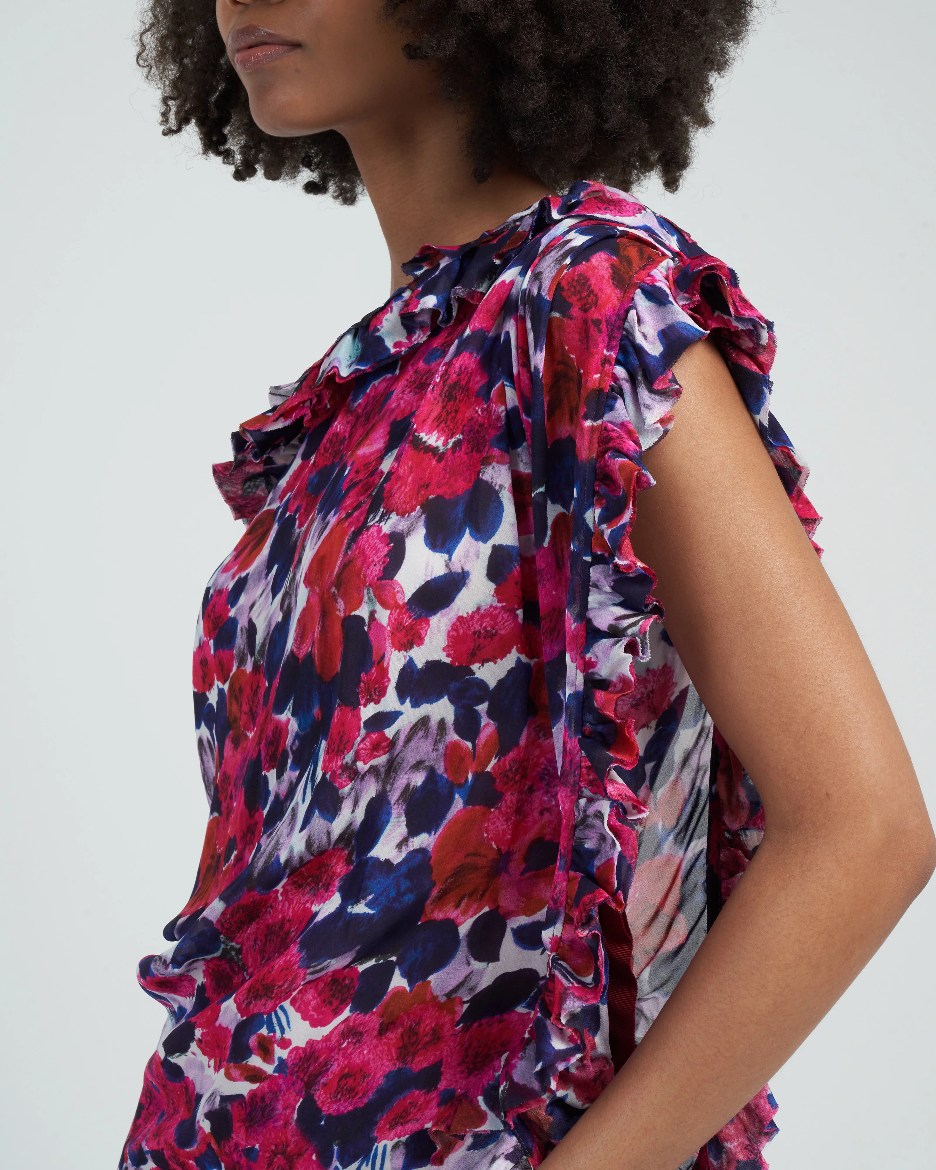 dinas dress - fuchsia - Image 5