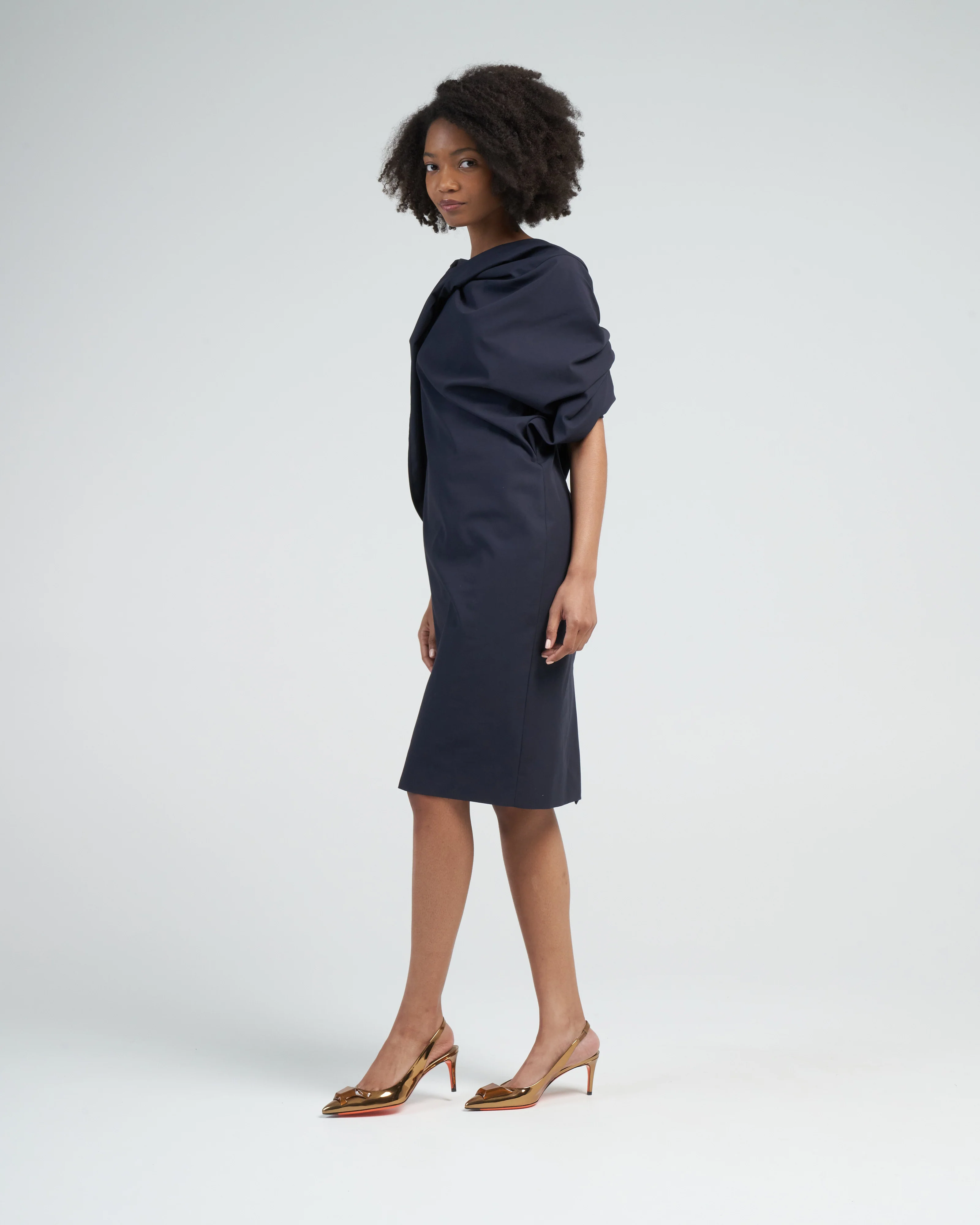 donnie dress - navy - Image 3