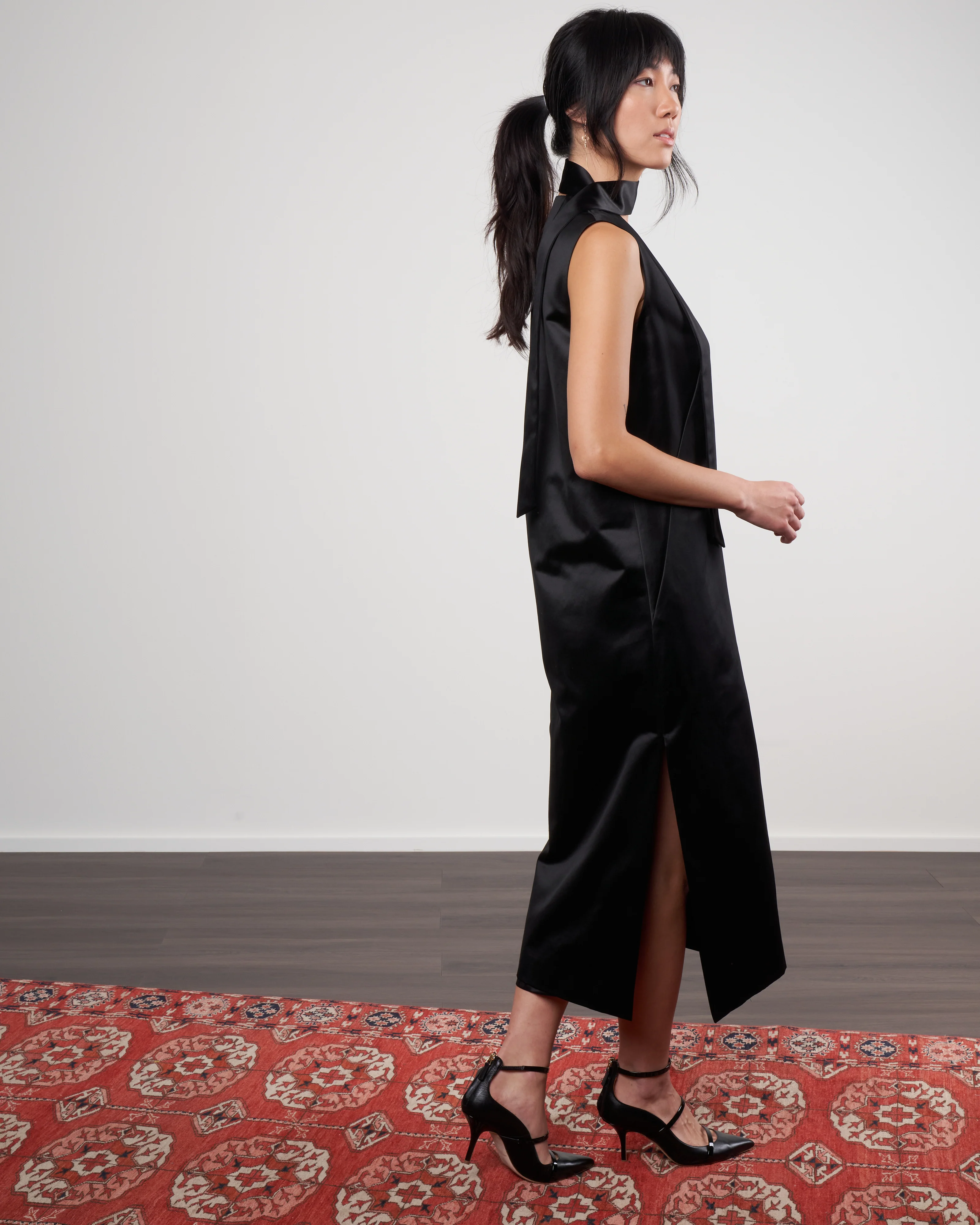 drown long dress - black 900 - Image 2