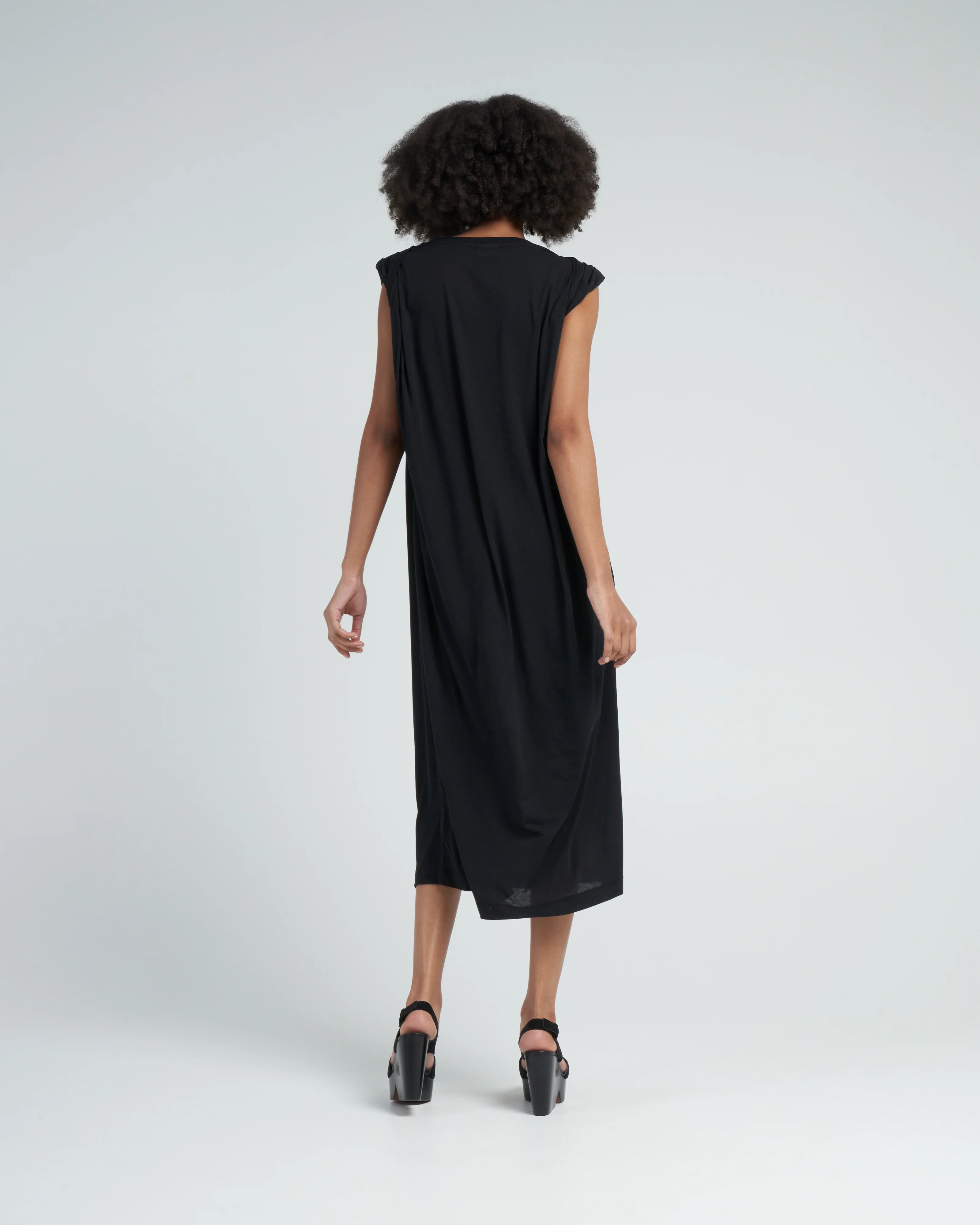 hatty long dress - black - Image 4