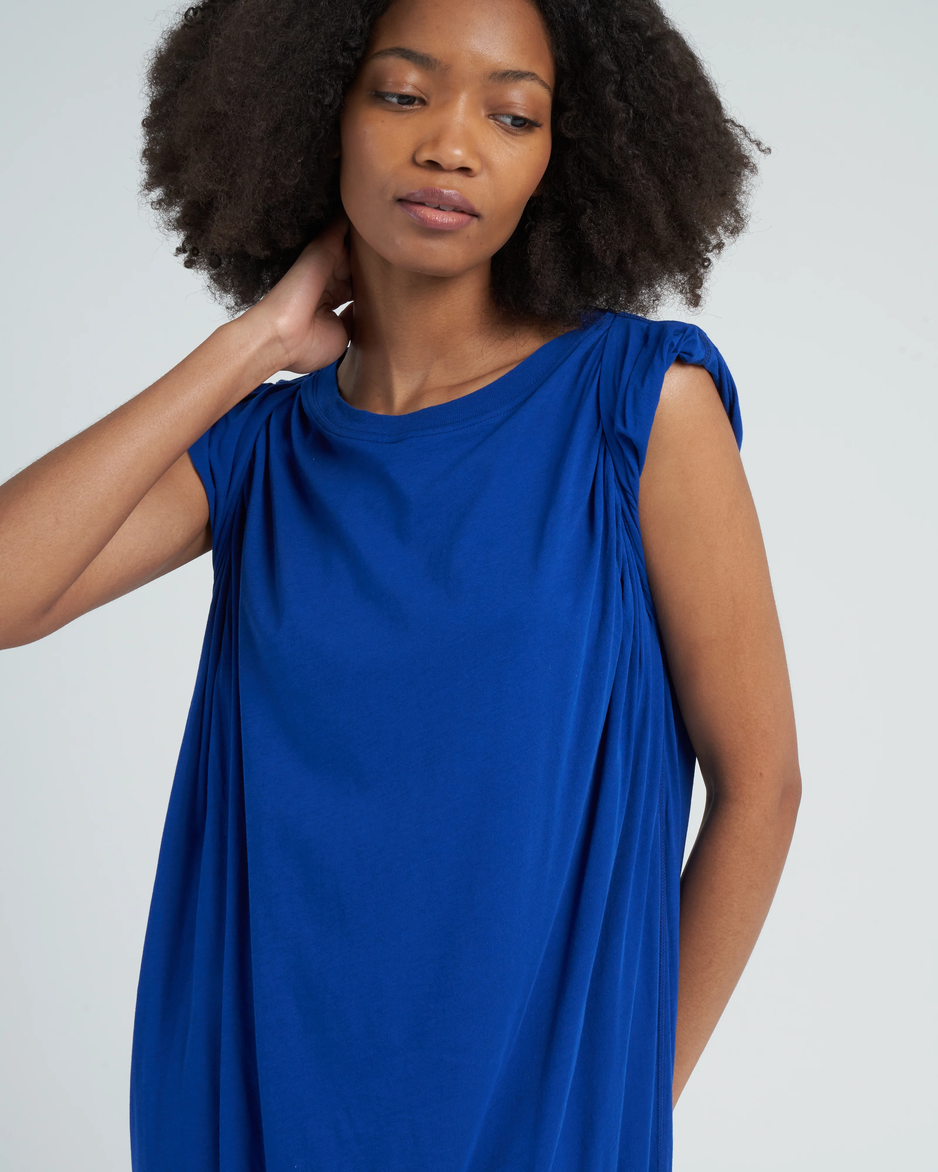 hatty long dress - blue - Image 5