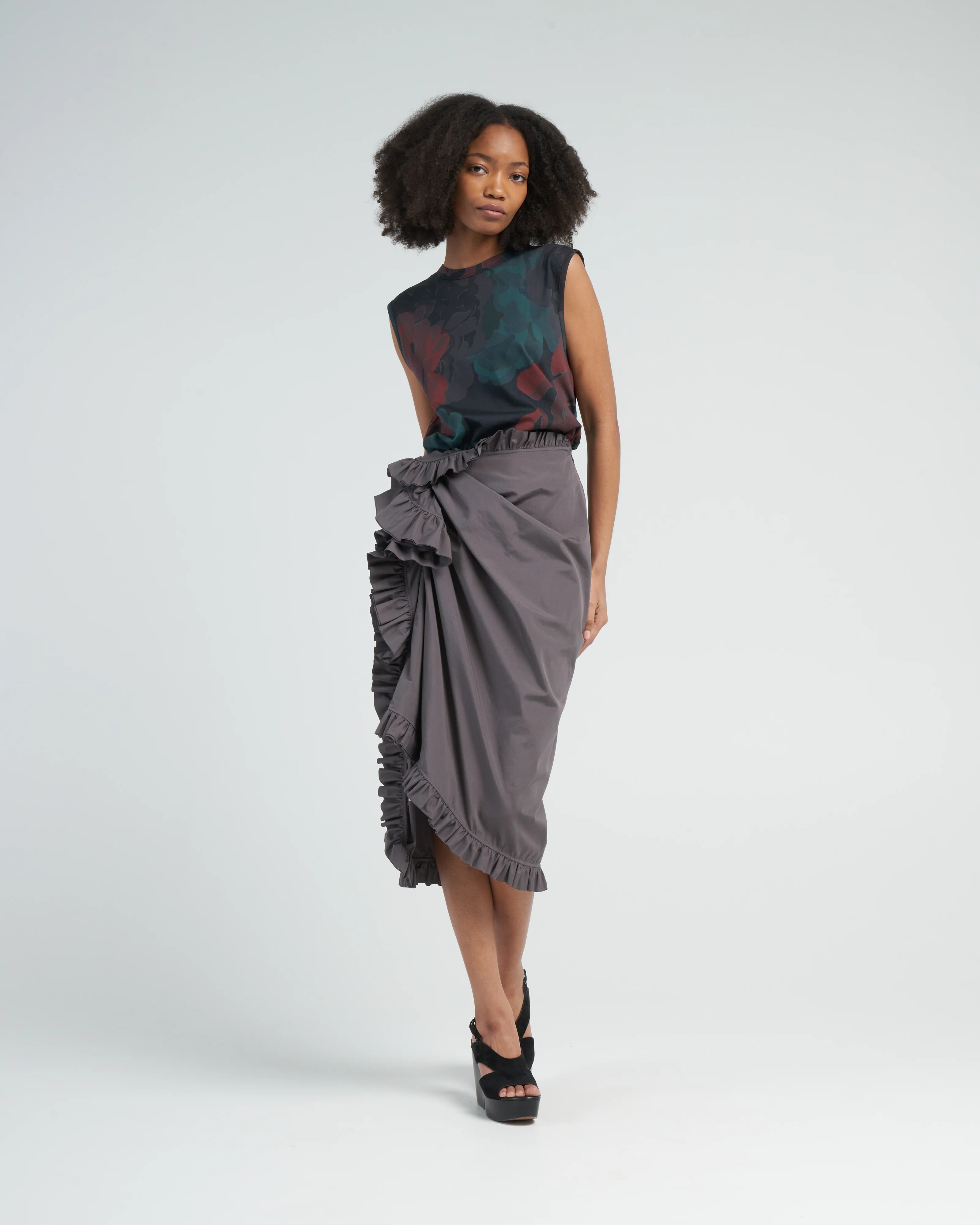 hendel top - burgundy - Image 2
