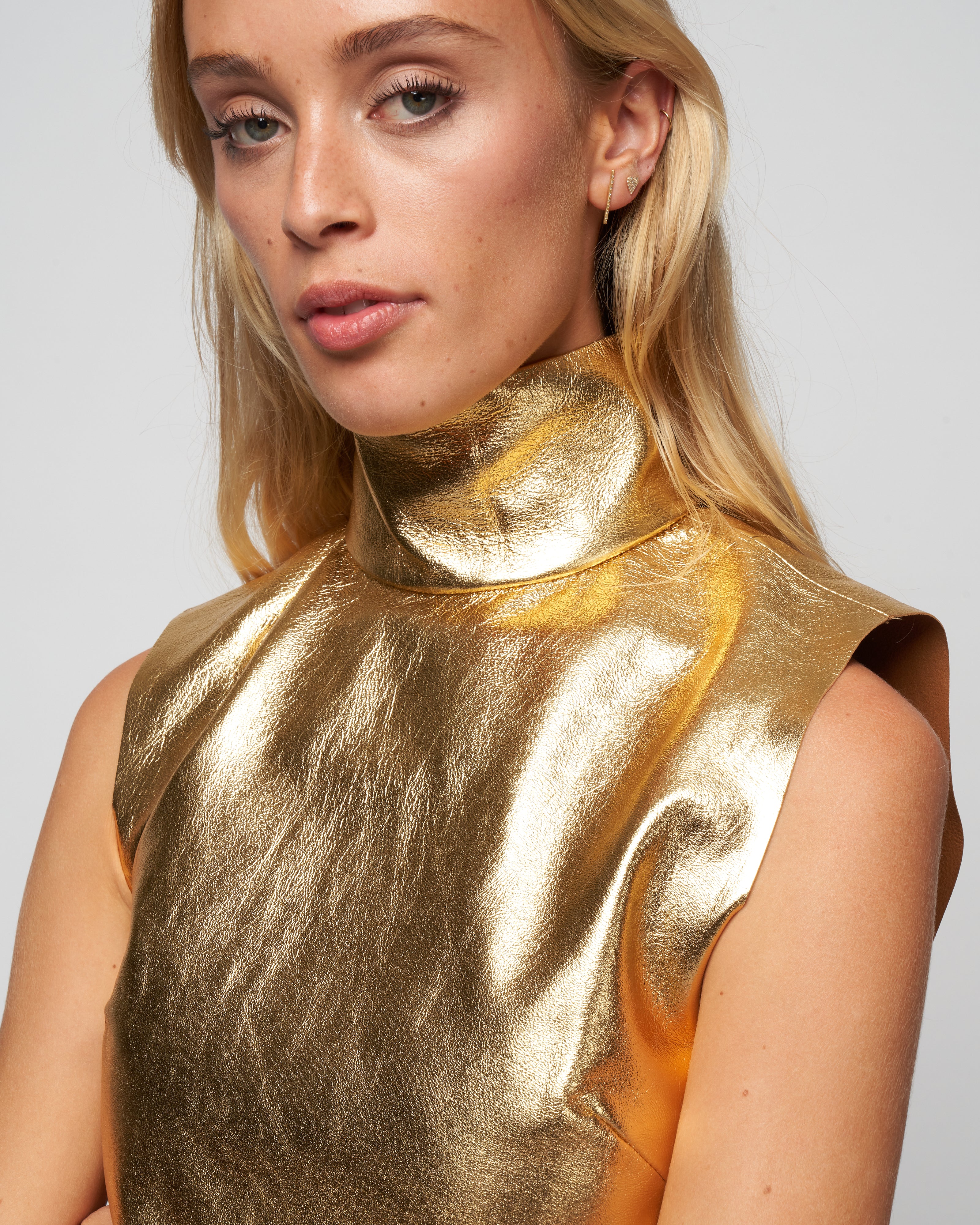 larma top - gold - Image 5