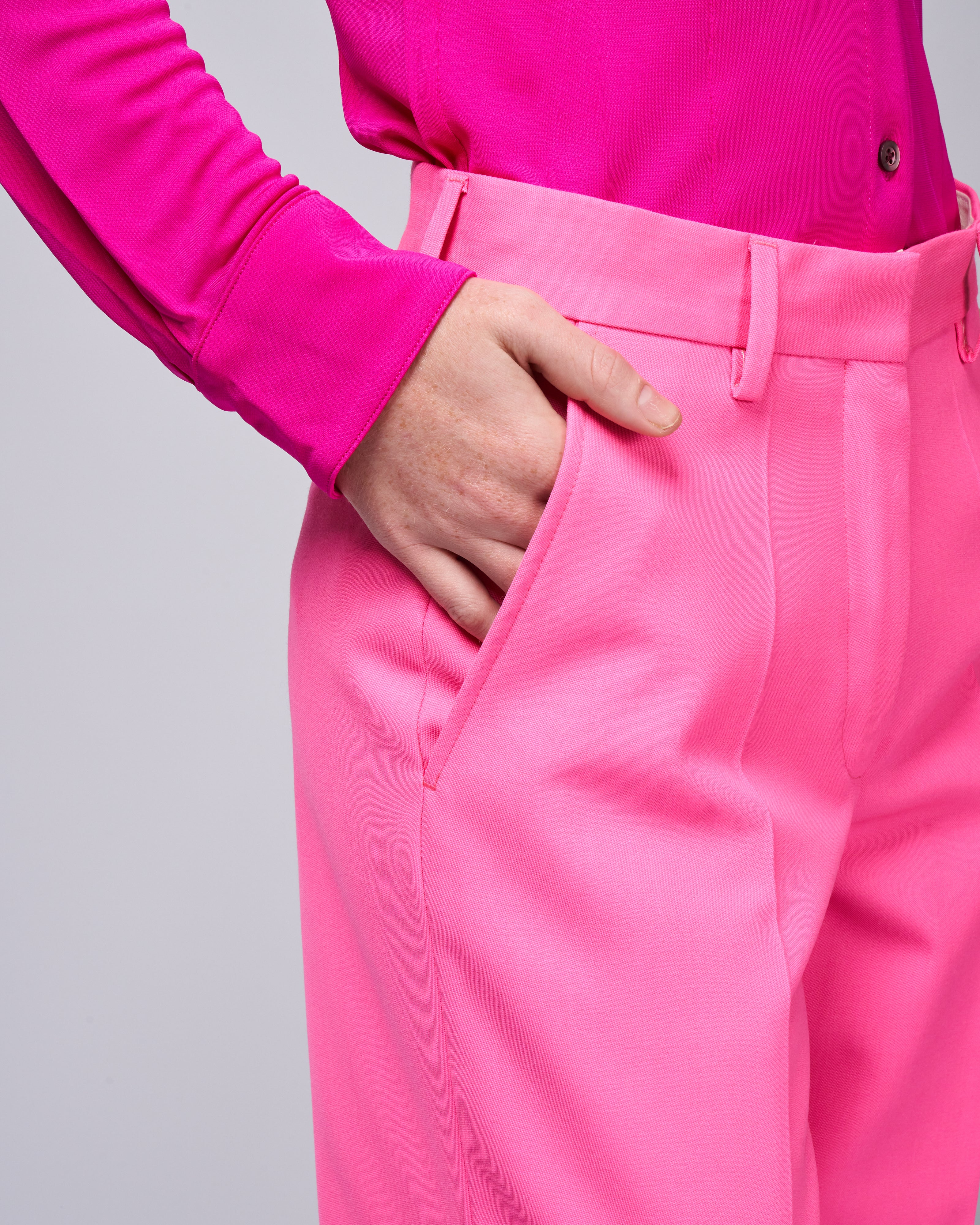 pulley short pants - pink - Image 5