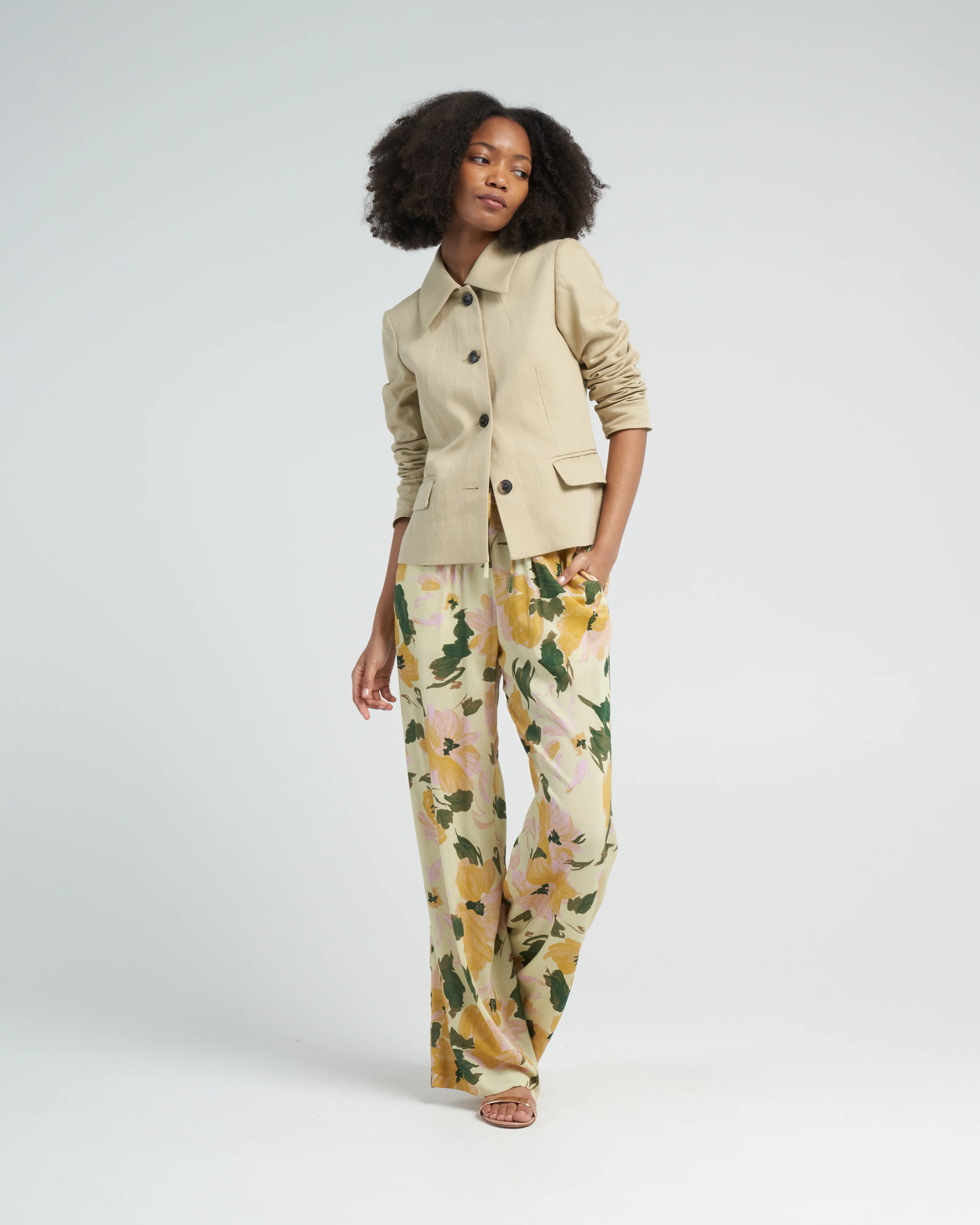puvis long pants - yellow - Image 2