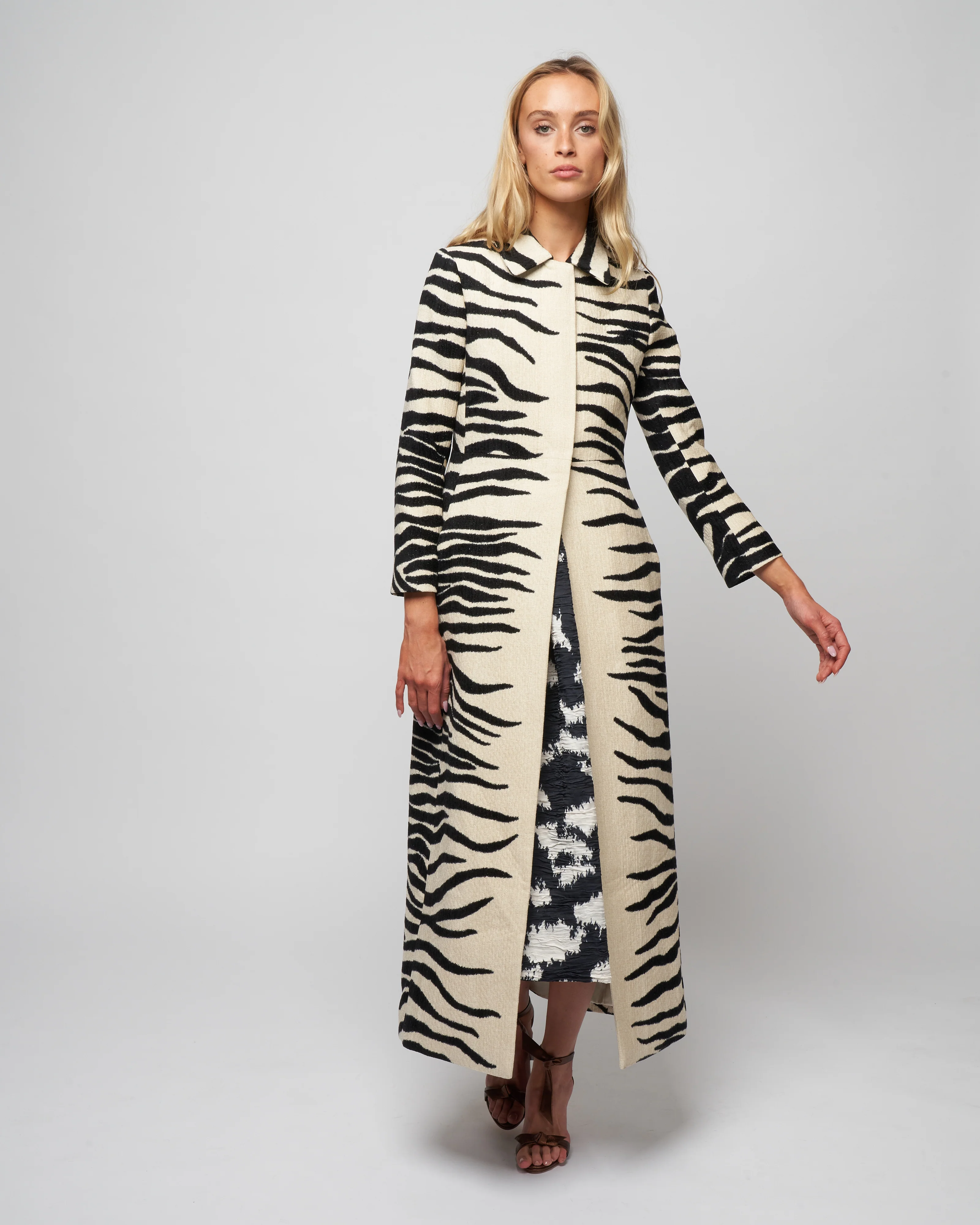rilke long coat - ecru