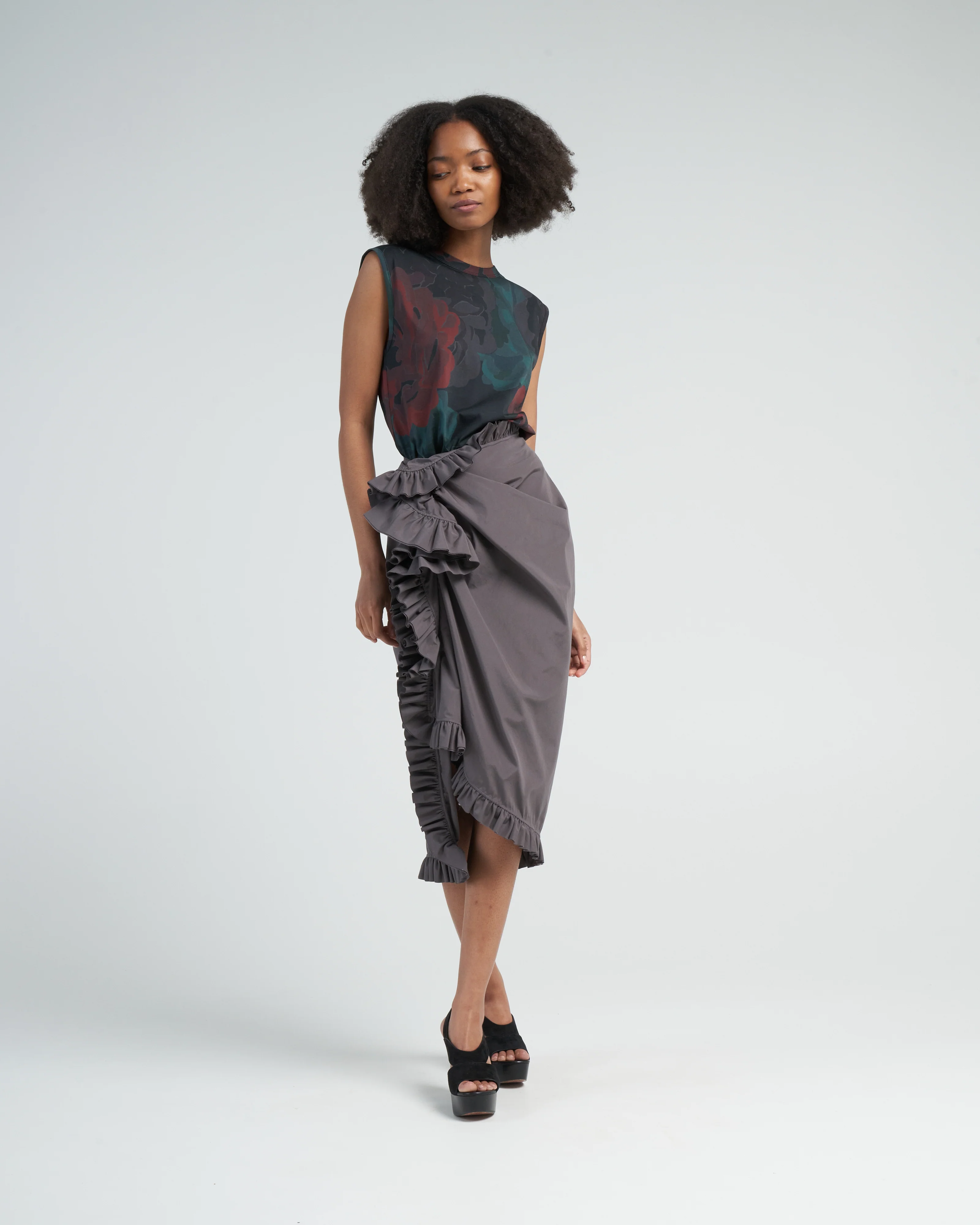 sina skirt - grey - Image 2