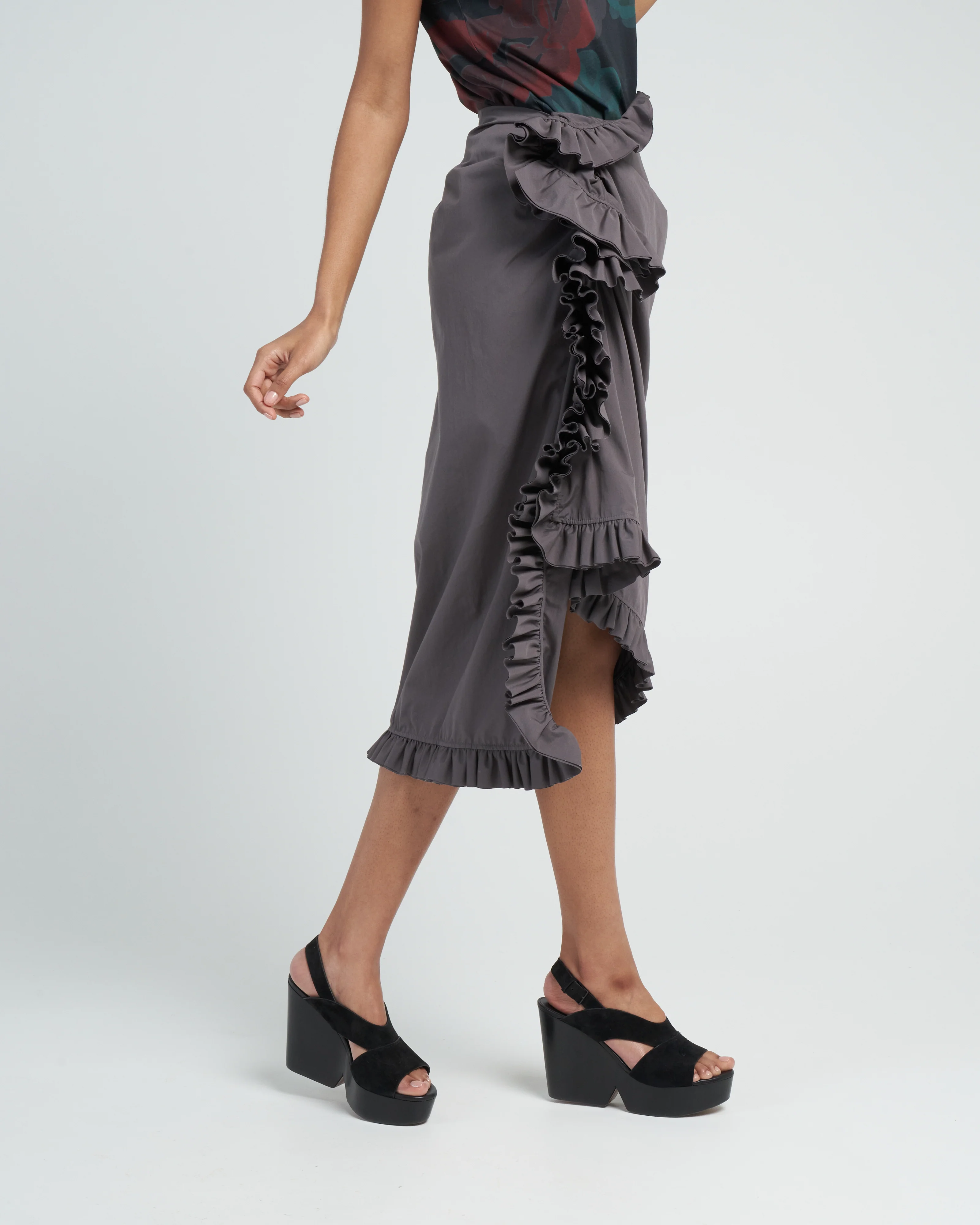 sina skirt - grey - Image 3