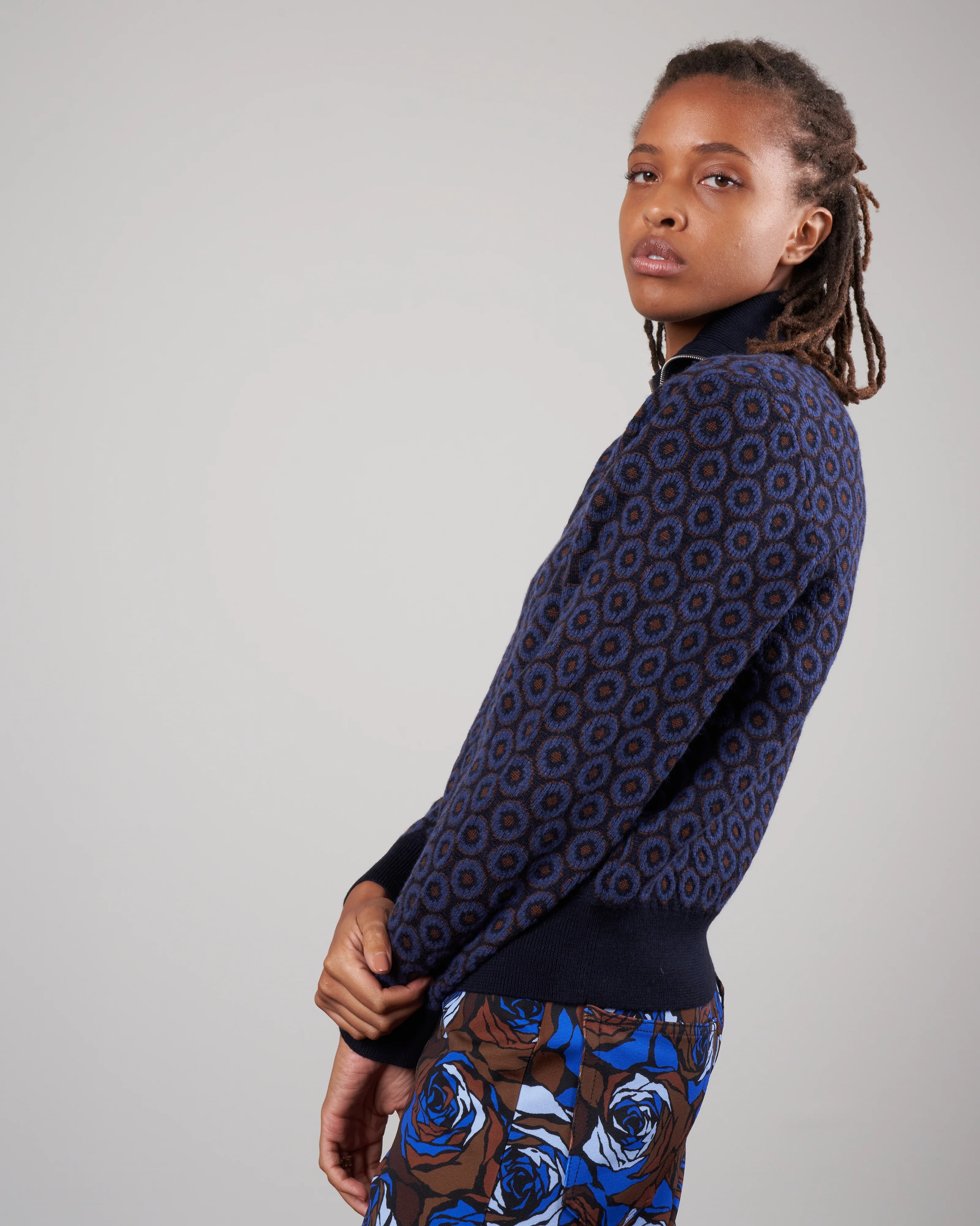 tiffany cardigan - navy 509 - Image 3
