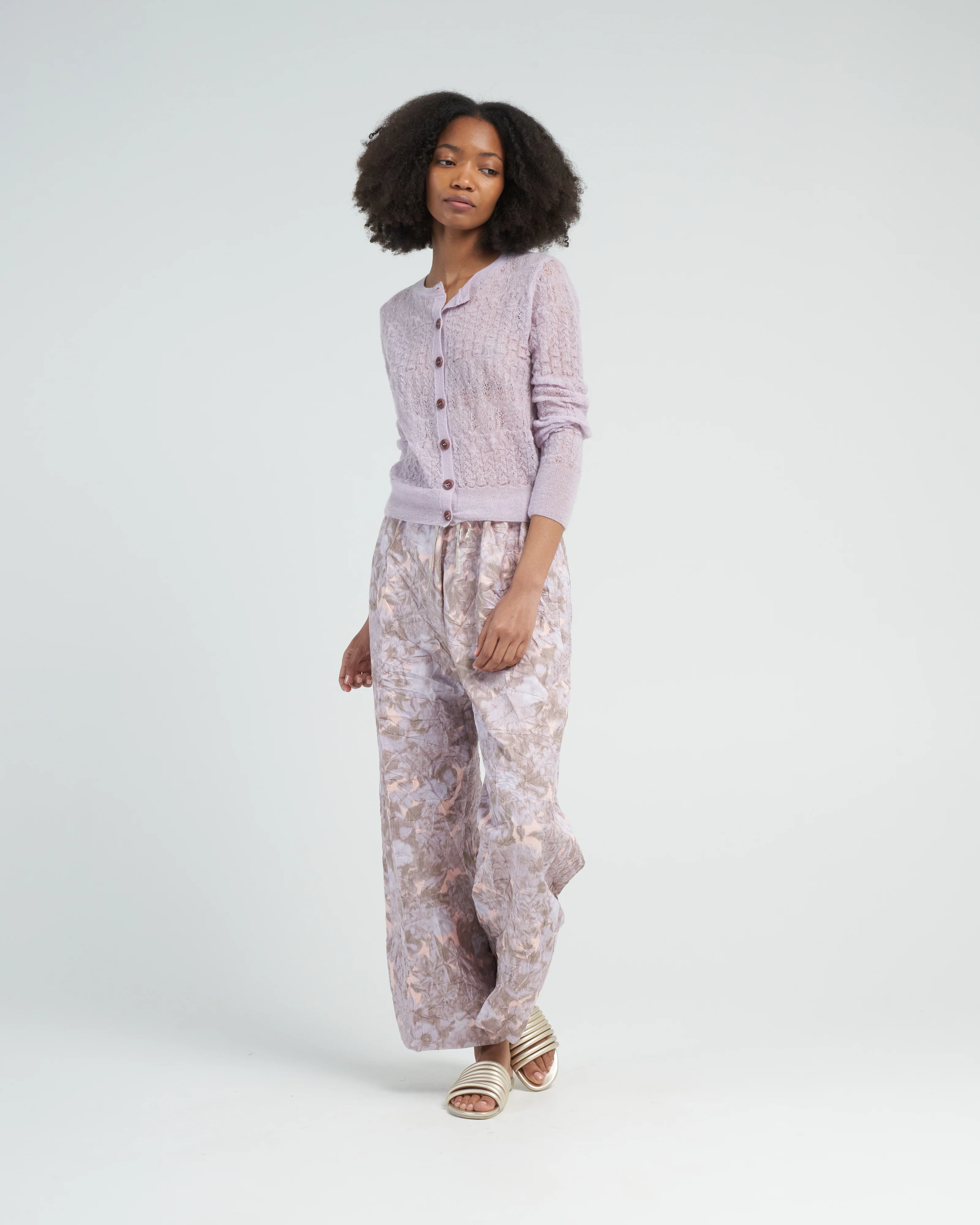 tilde cardigan - lilac - Image 2