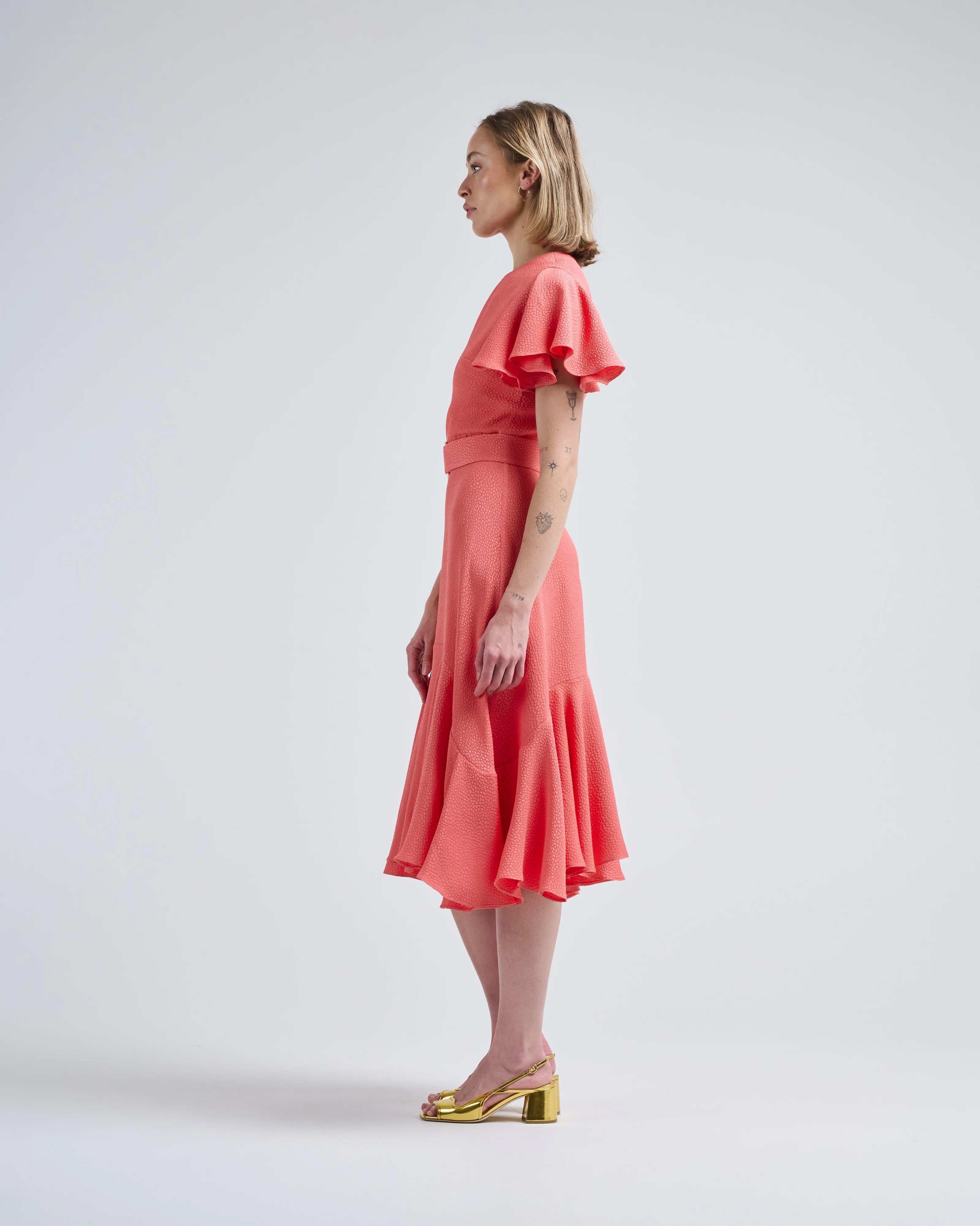 bubble fabric dress - Image 3