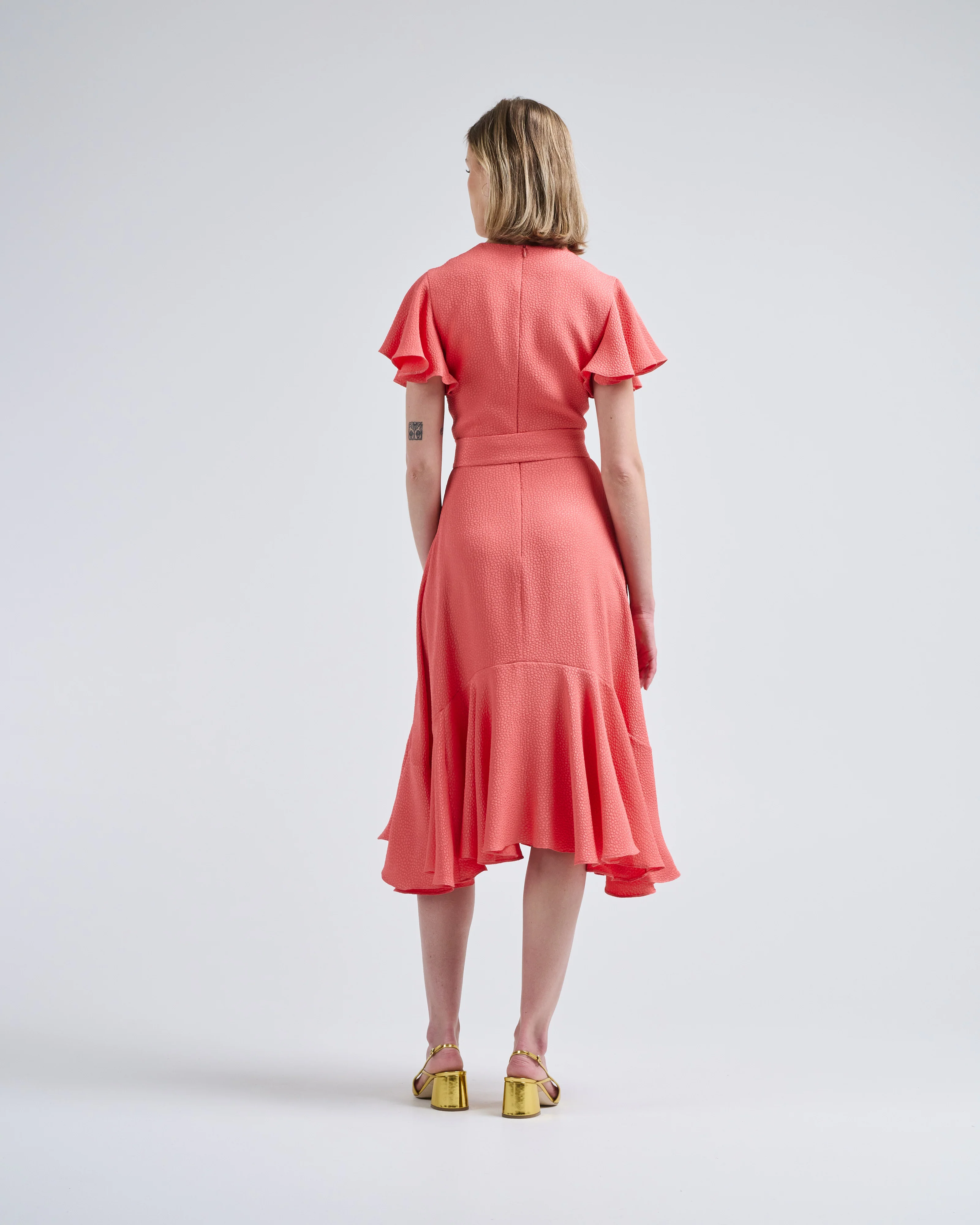 bubble fabric dress - Image 4