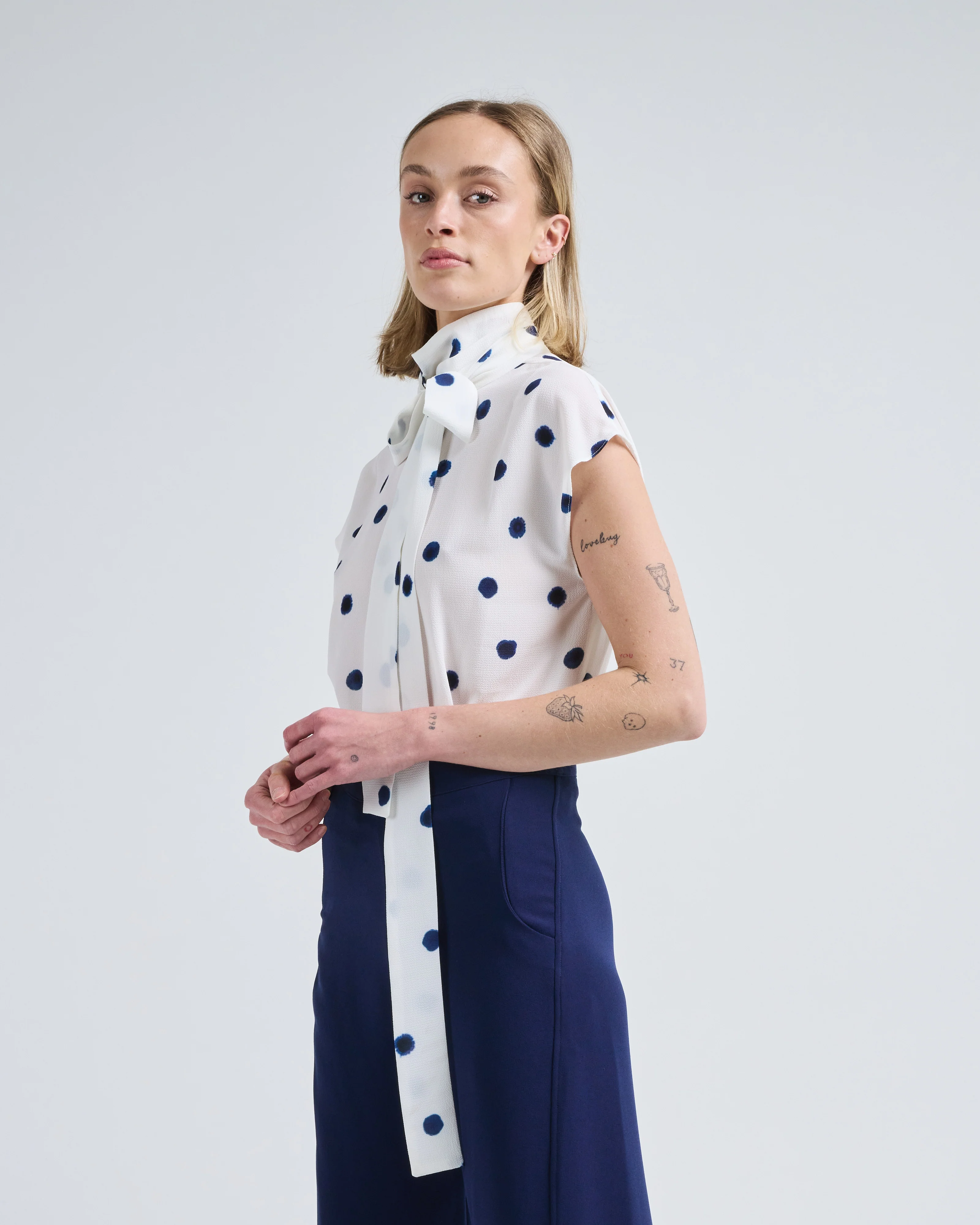 dot crinkle top - Image 4