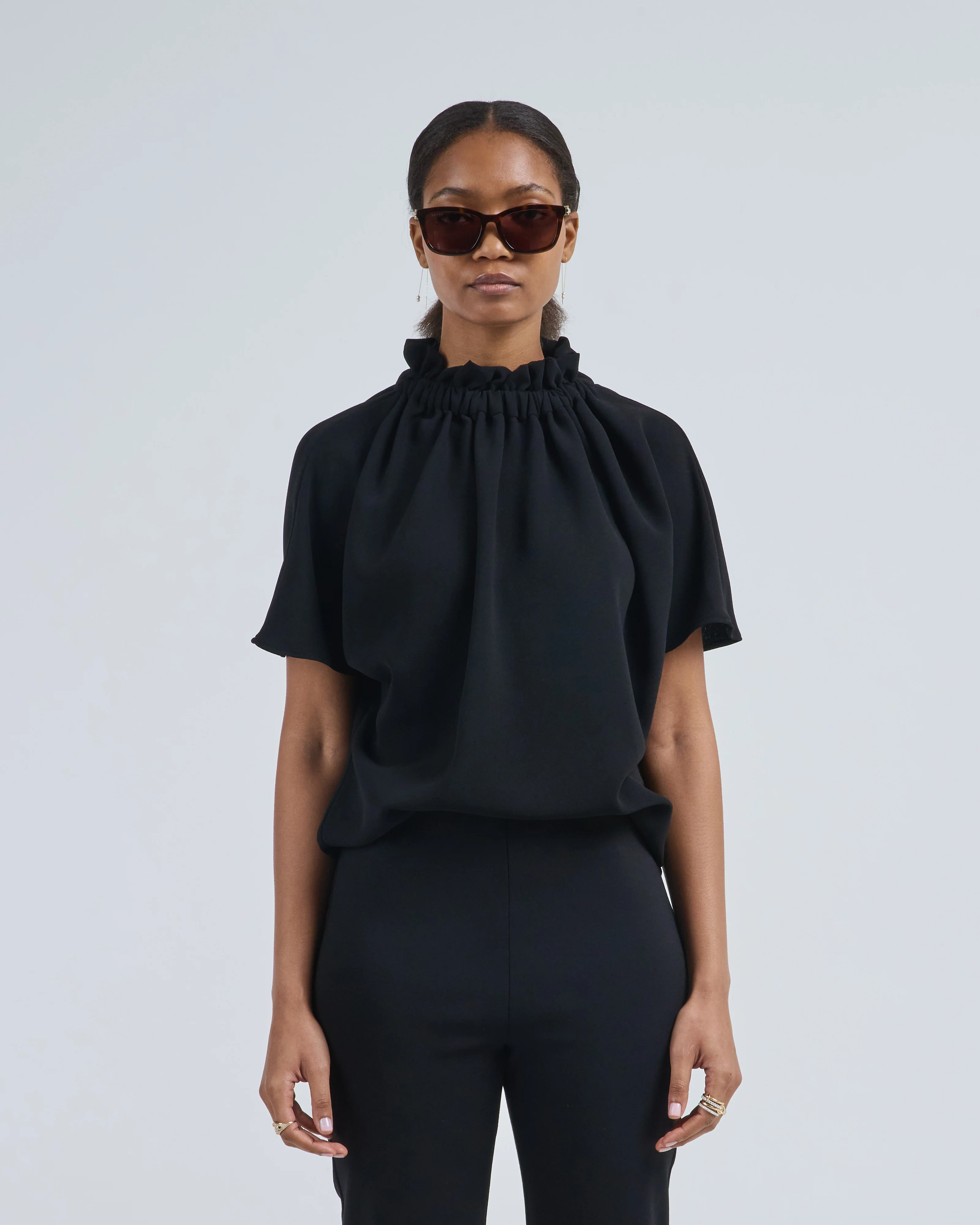 short ruff blouse - Image 3