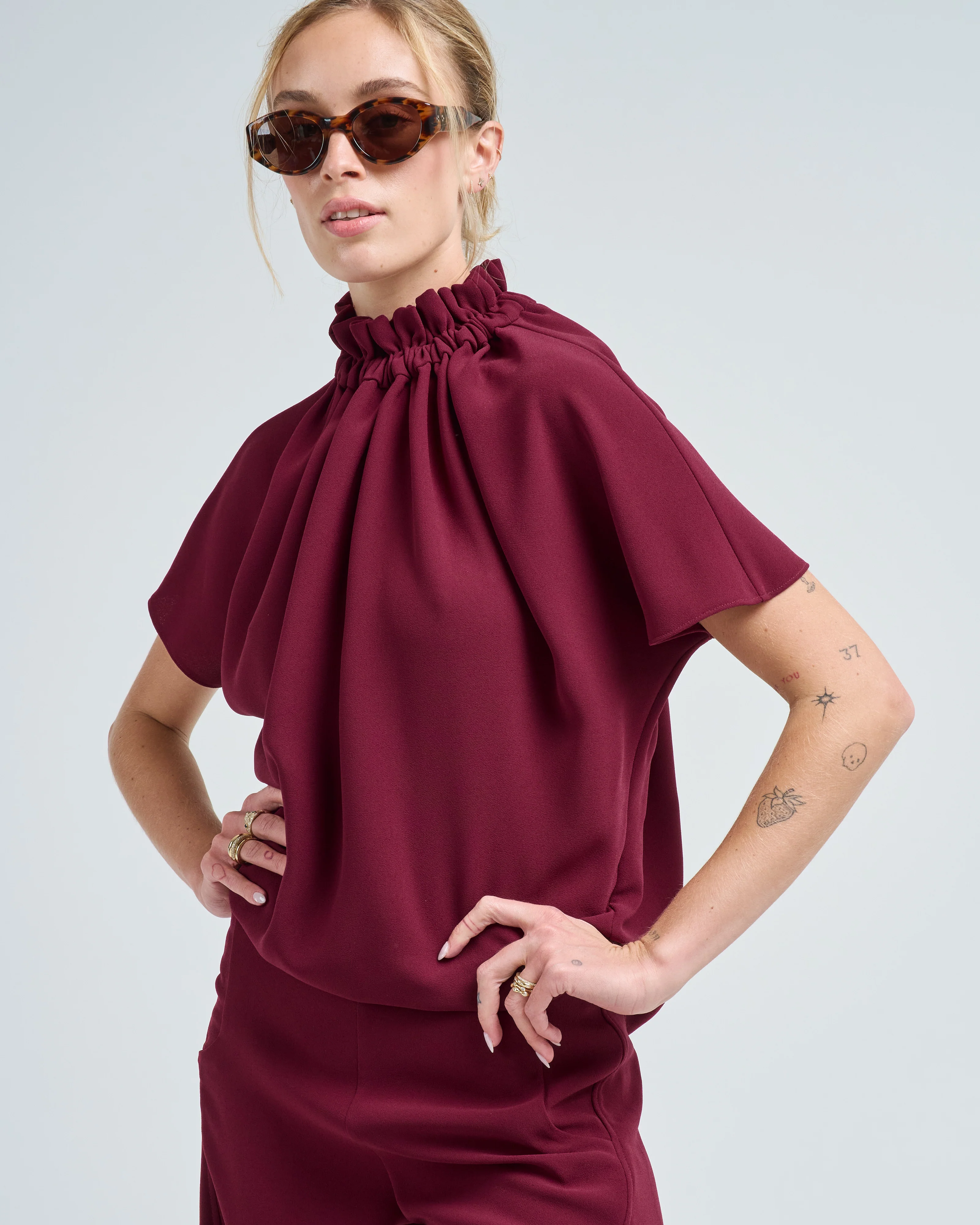 short ruff blouse - Image 5