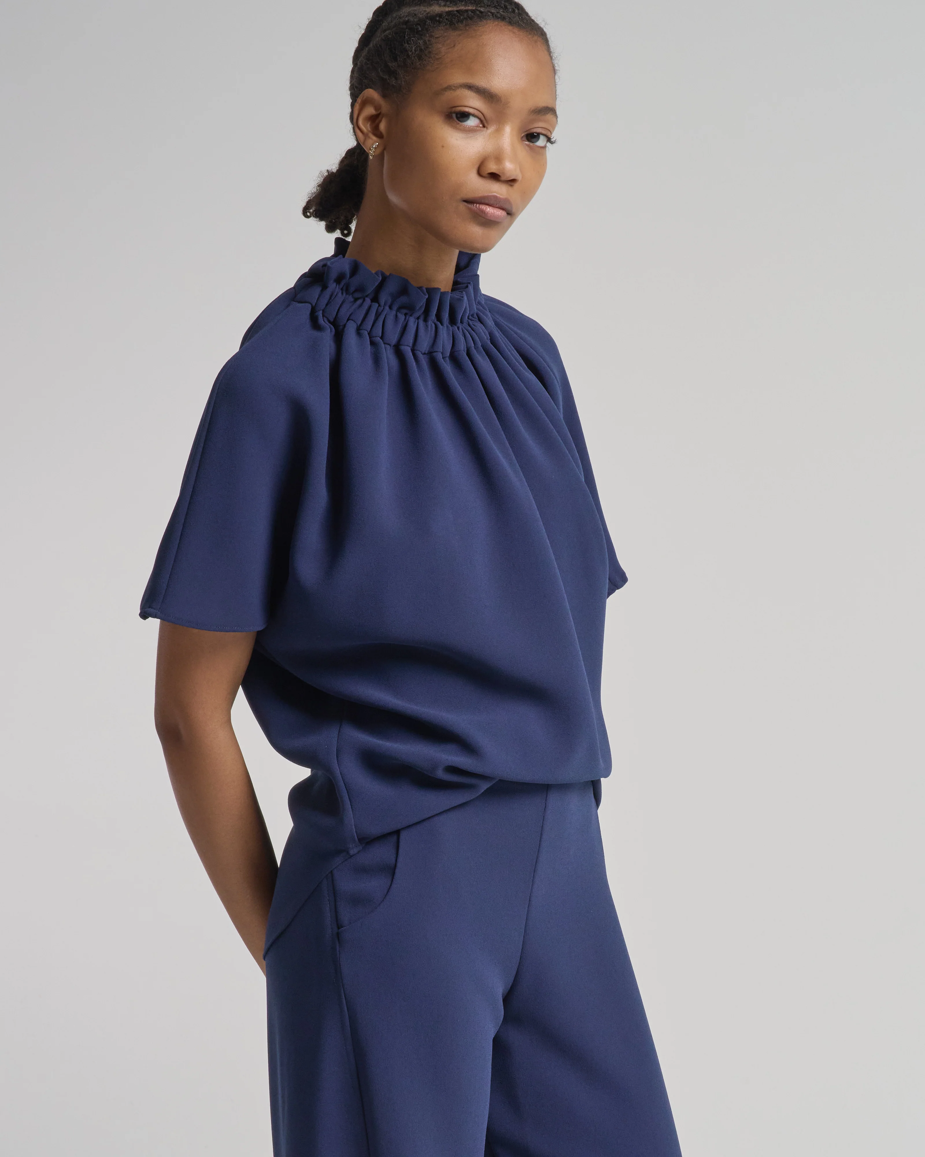 short ruff blouse - Image 3