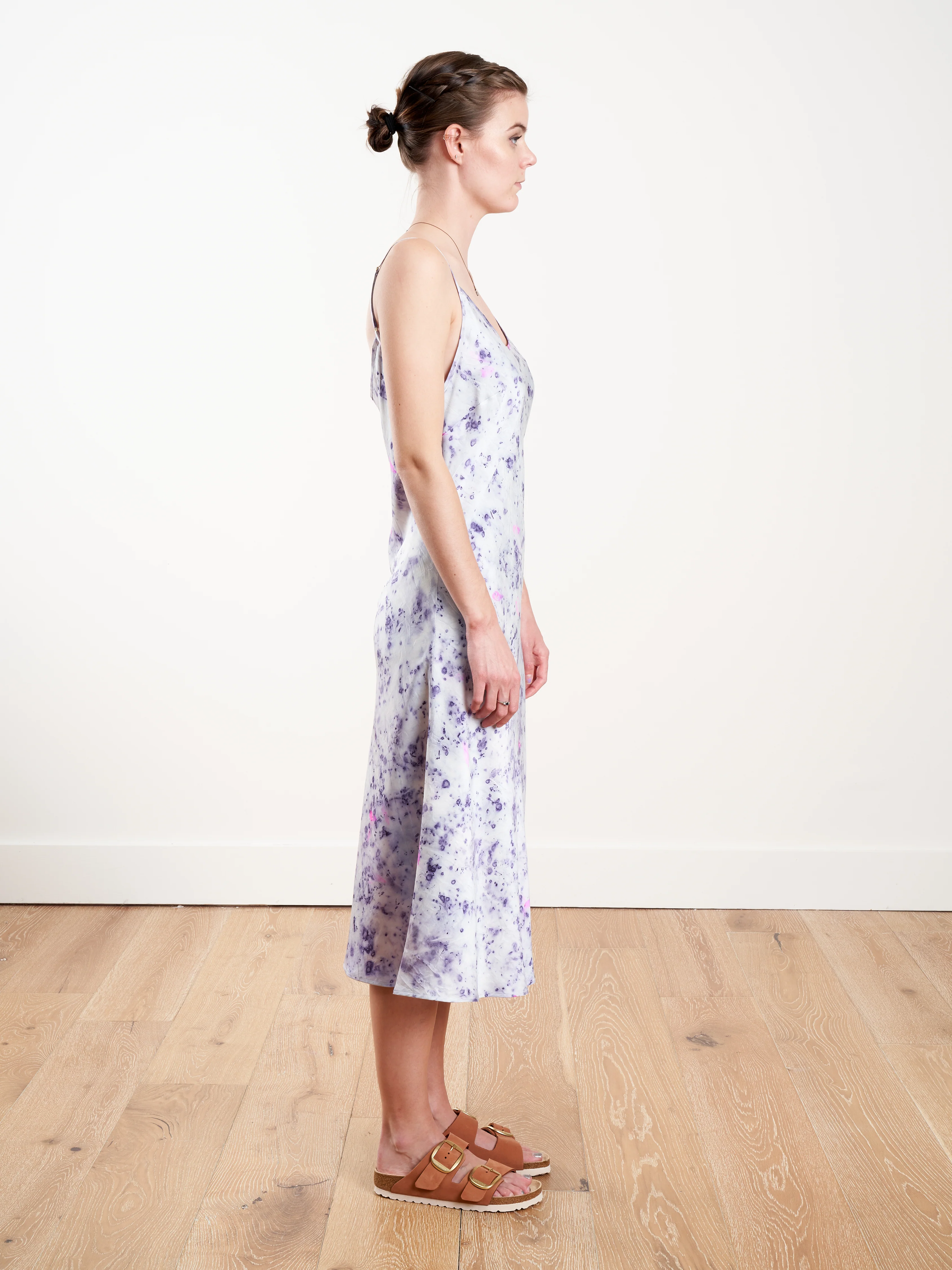 tea length slip - purple carnation - Image 3
