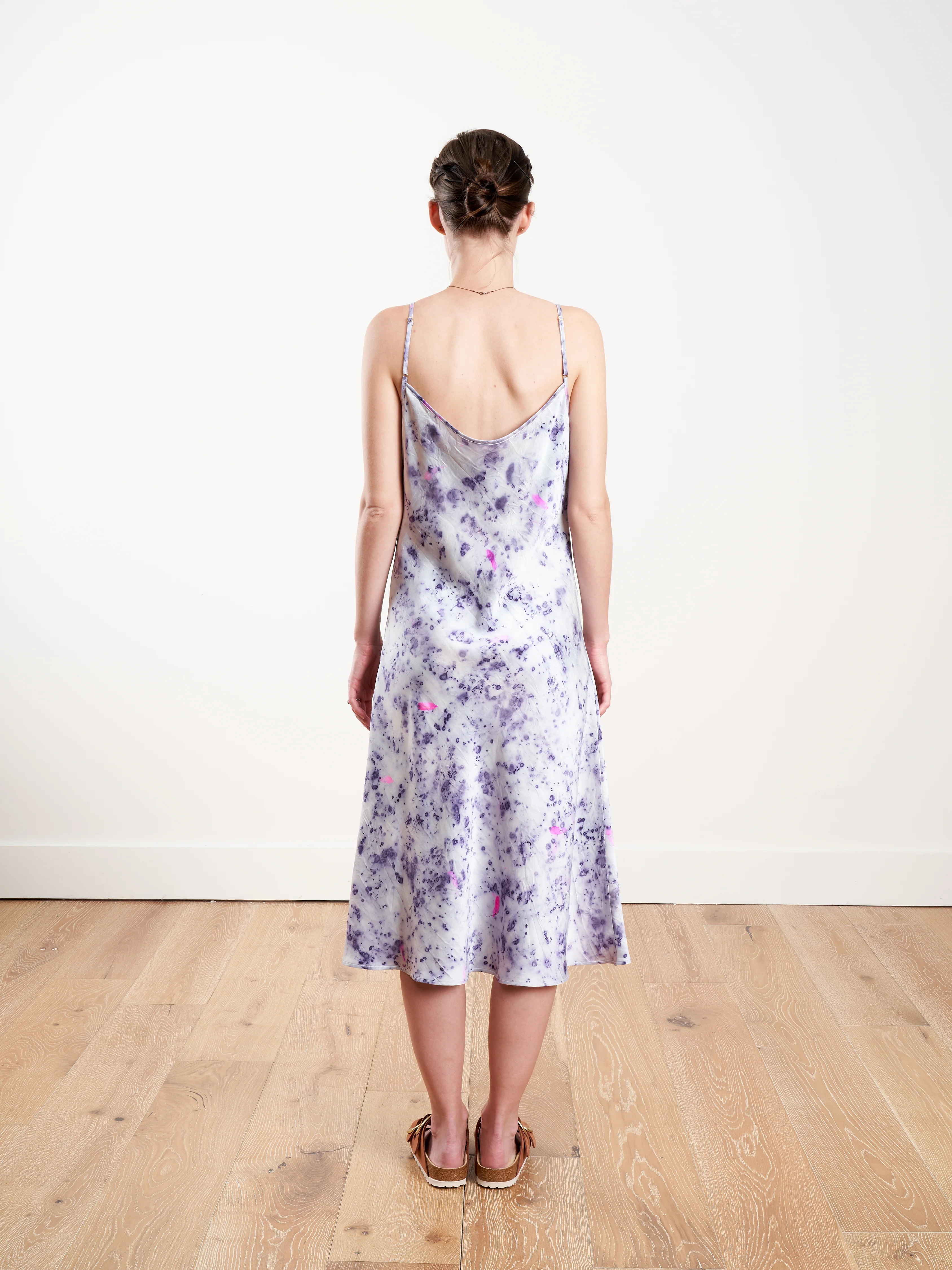 tea length slip - purple carnation - Image 4