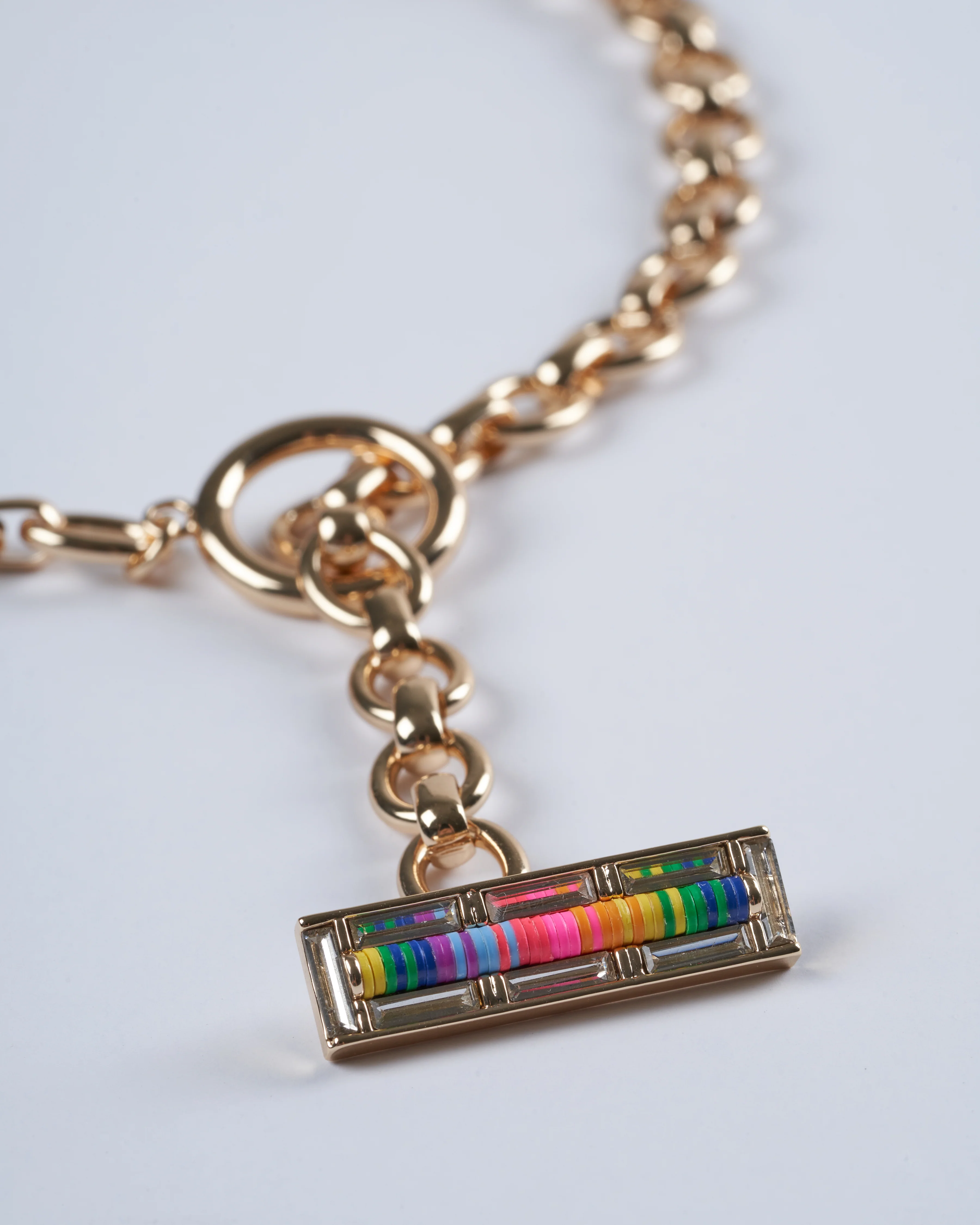 nevis toggle necklace - gold/brightside - Image 2