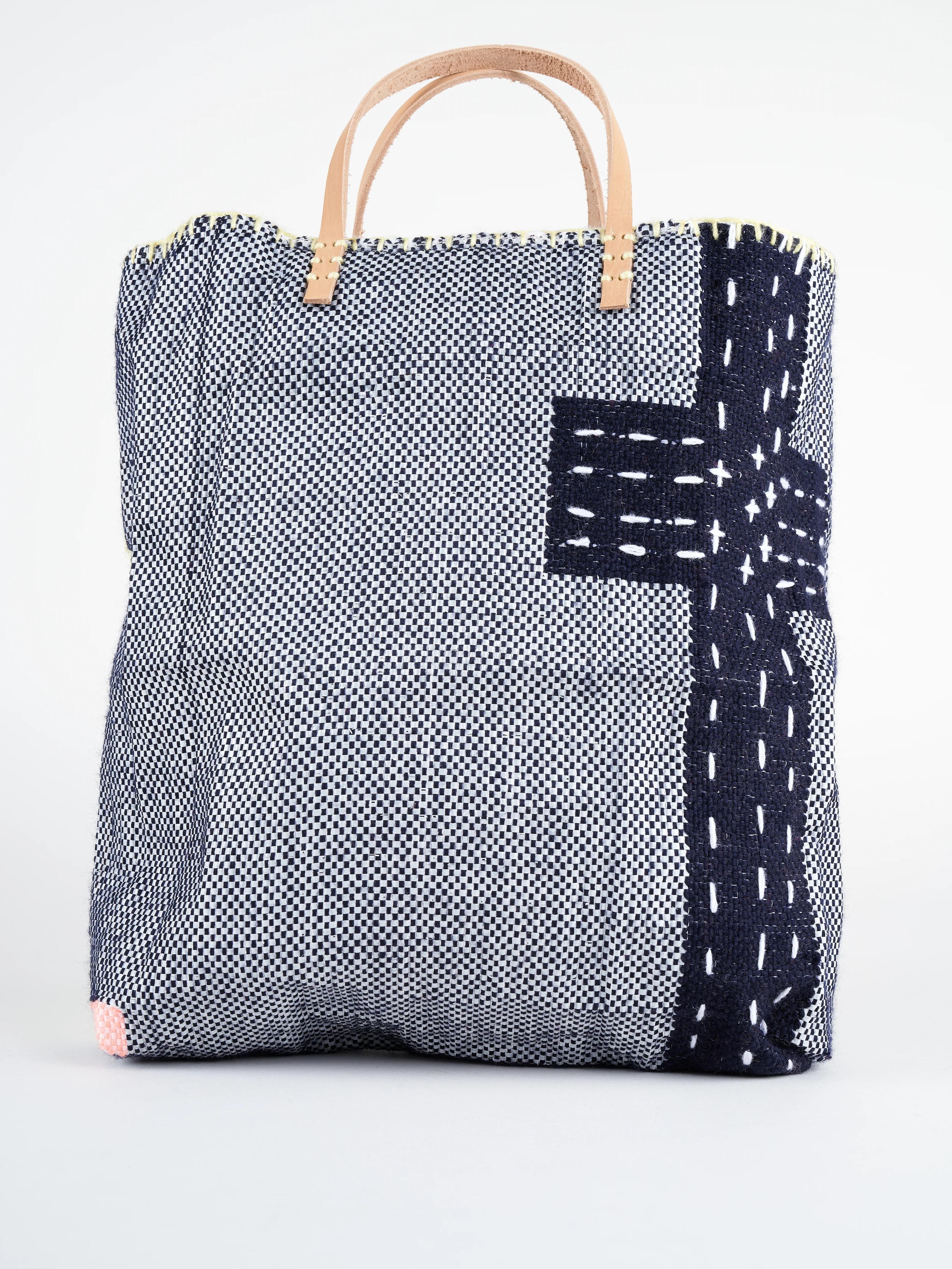 recycled bag - blue/white - Image 2