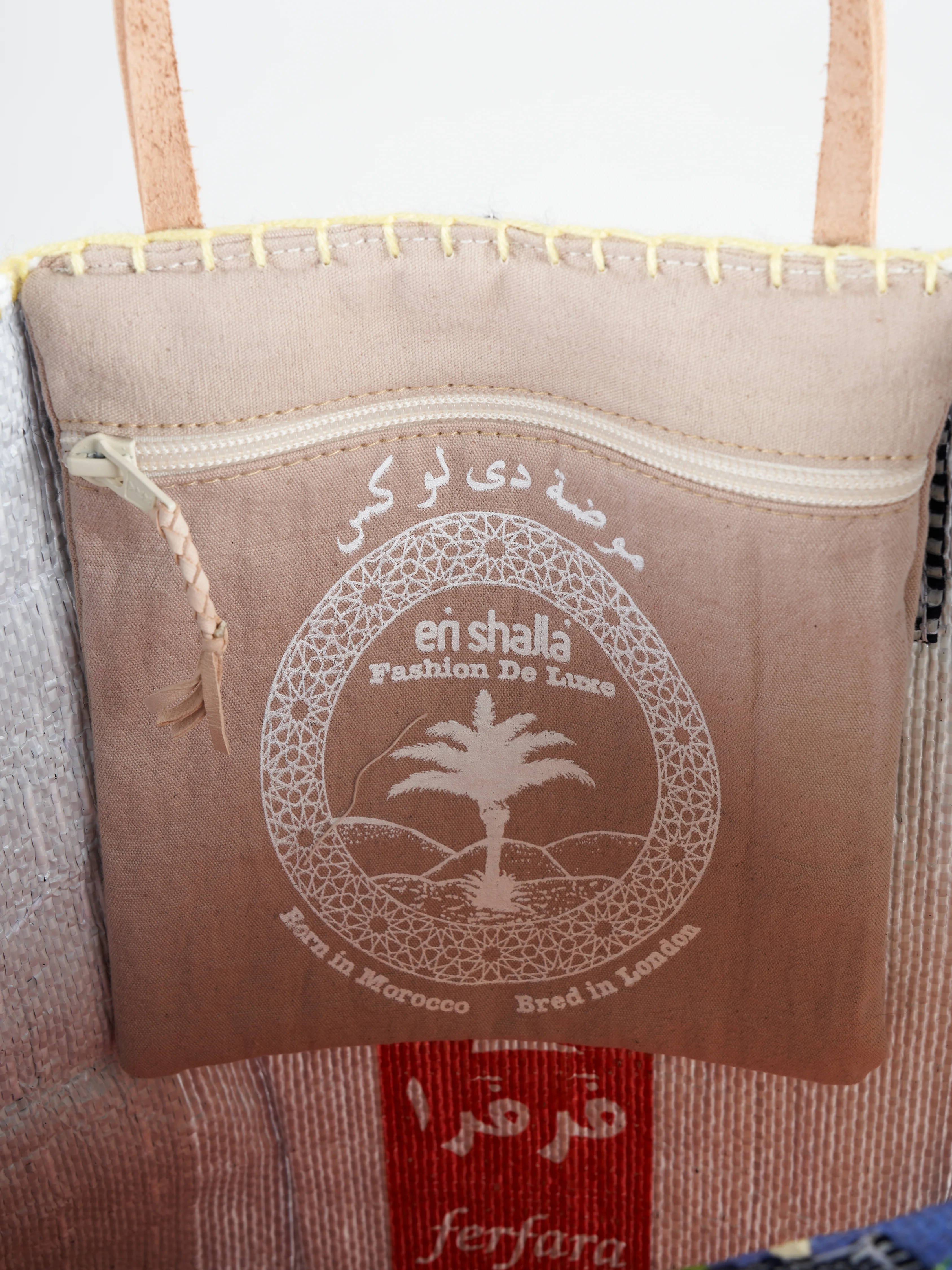 recycled bag - blue/white - Image 4